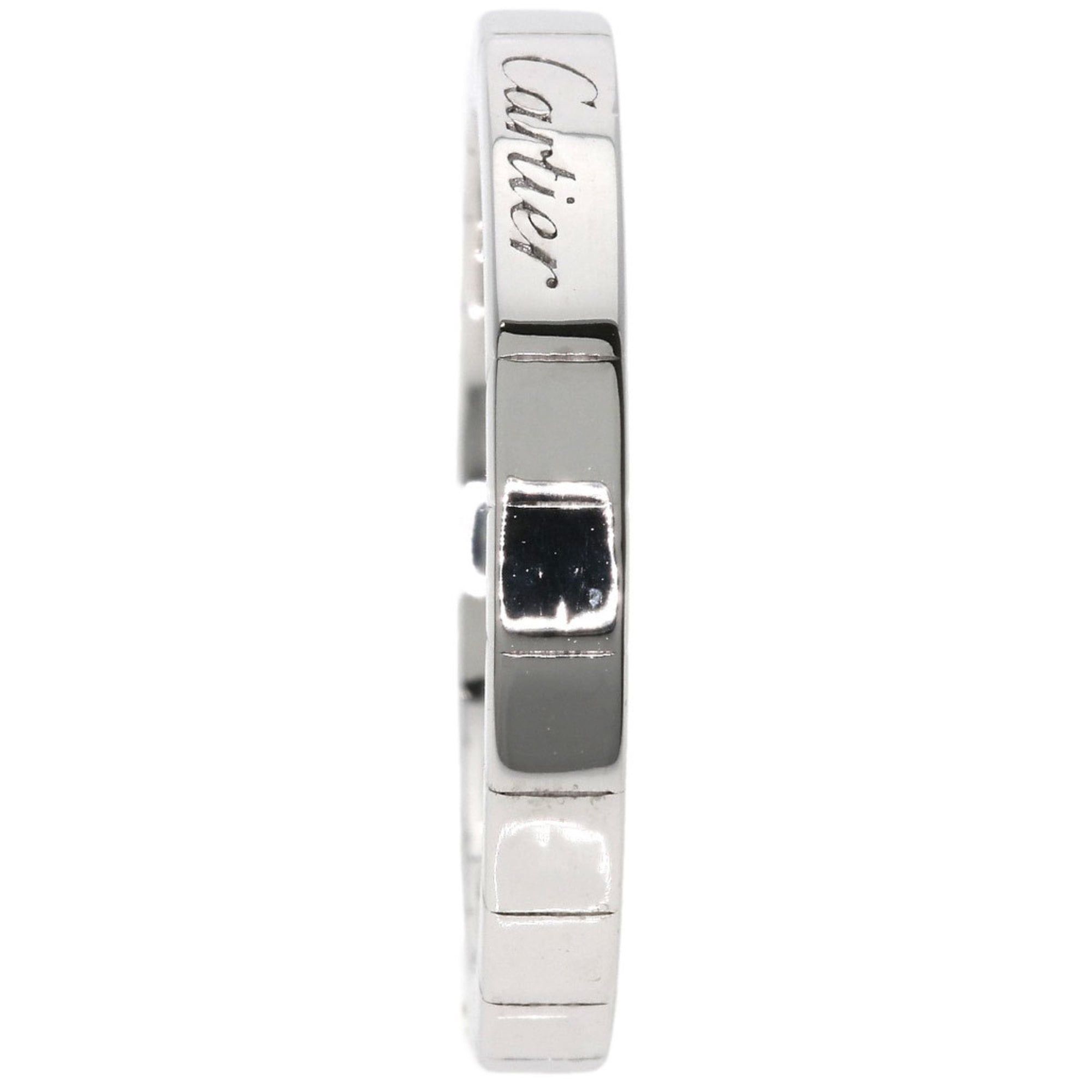 Cartier Lanier #60 Ring, 18K White Gold, Women's, CARTIER