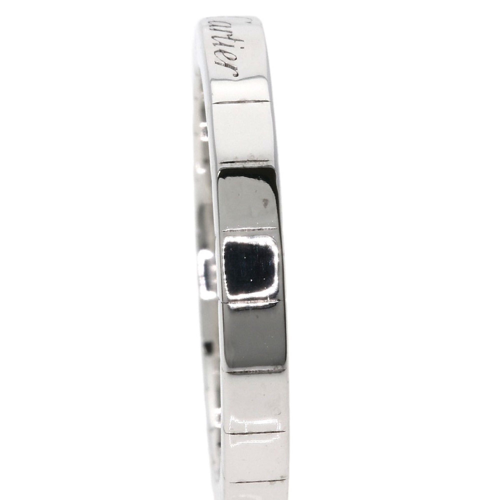 Cartier Lanier #60 Ring, 18K White Gold, Women's, CARTIER
