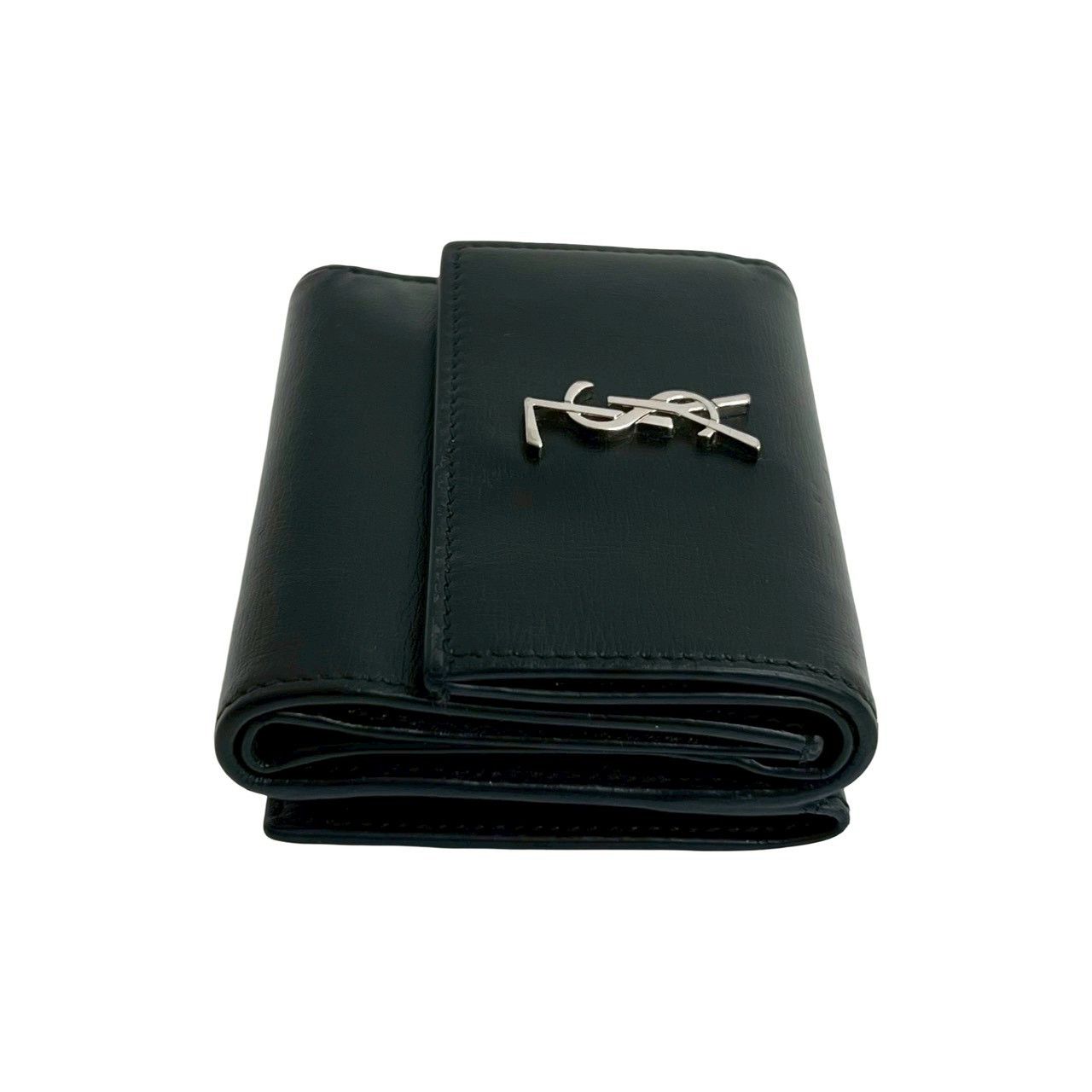 Yves Saint Laurent Yves Saint Laurent Saint Laurent Paris Leather Wallet Leather Short Wallet DUTY FREE for USA Size ONE SIZE - 6 Thumbnail