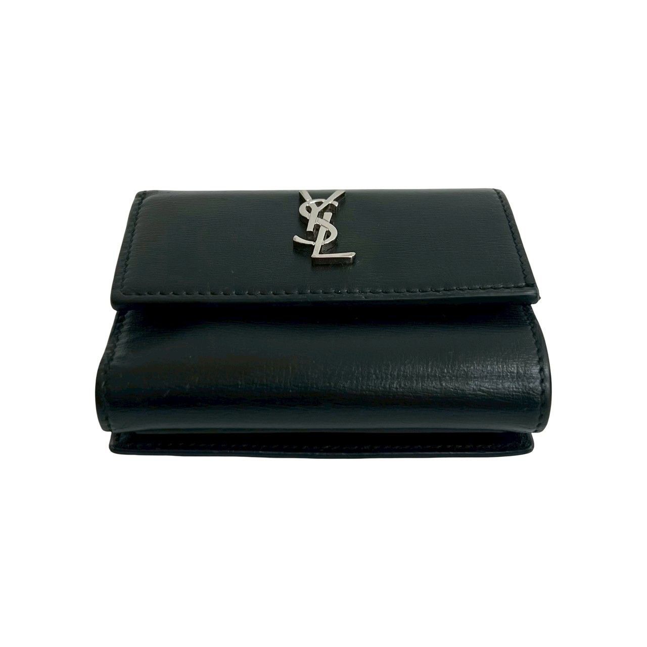 Yves Saint Laurent Yves Saint Laurent Saint Laurent Paris Leather Wallet Leather Short Wallet DUTY FREE for USA Size ONE SIZE - 7 Thumbnail