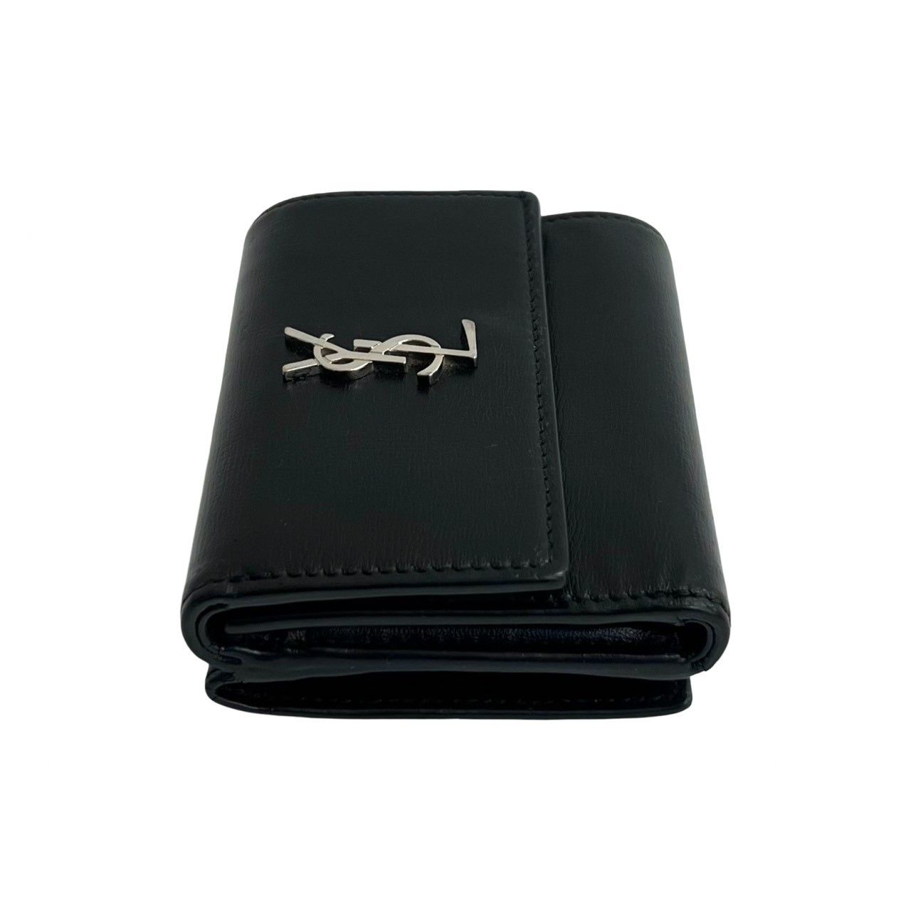 Yves Saint Laurent Yves Saint Laurent Saint Laurent Paris Leather Wallet Leather Short Wallet DUTY FREE for USA Size ONE SIZE - 5 Thumbnail