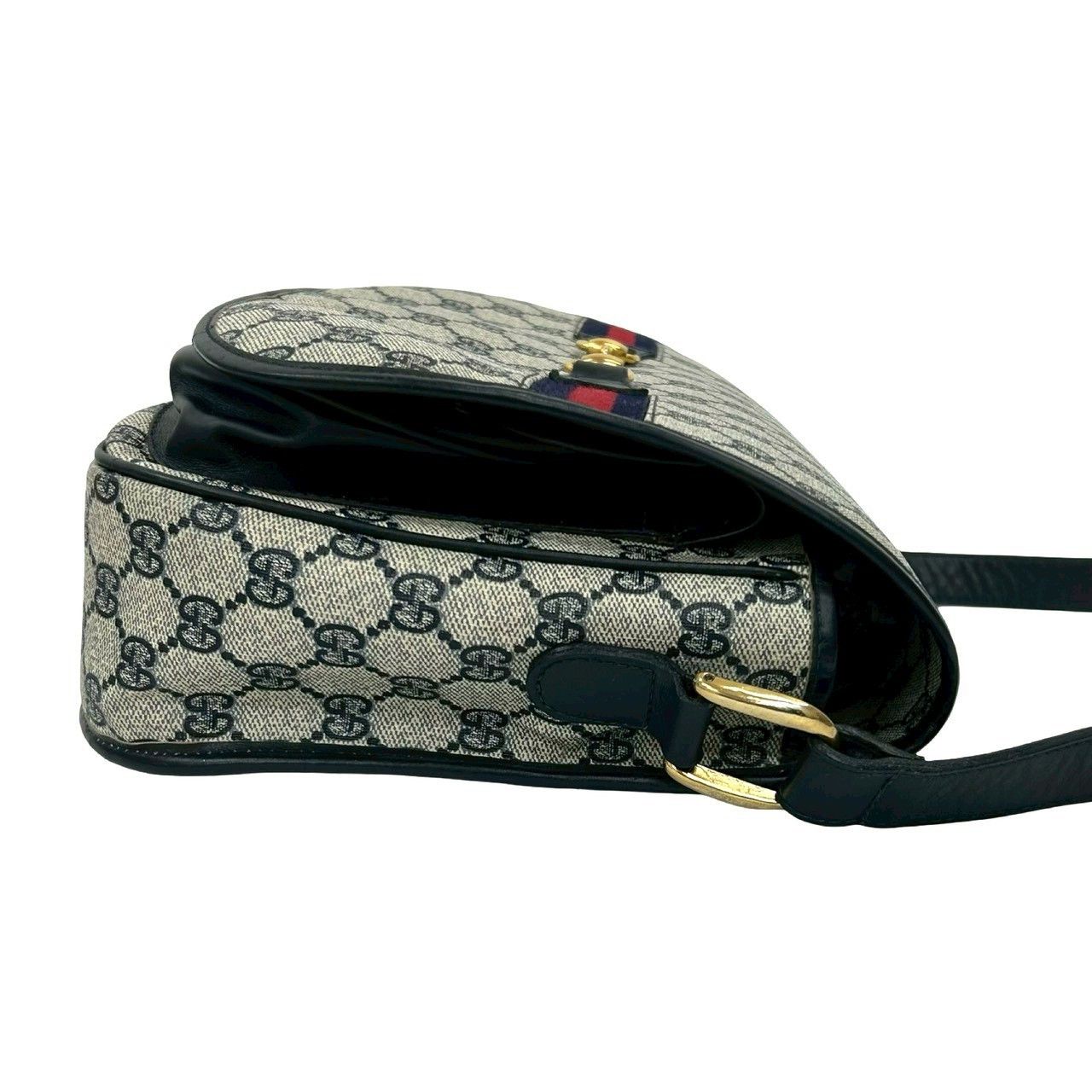 Gucci Gucci Gucci Old Gucci PVC Leather Shoulder Bag Leather Shoulder Bag DUTY FREE for USA Size ONE SIZE - 7 Thumbnail