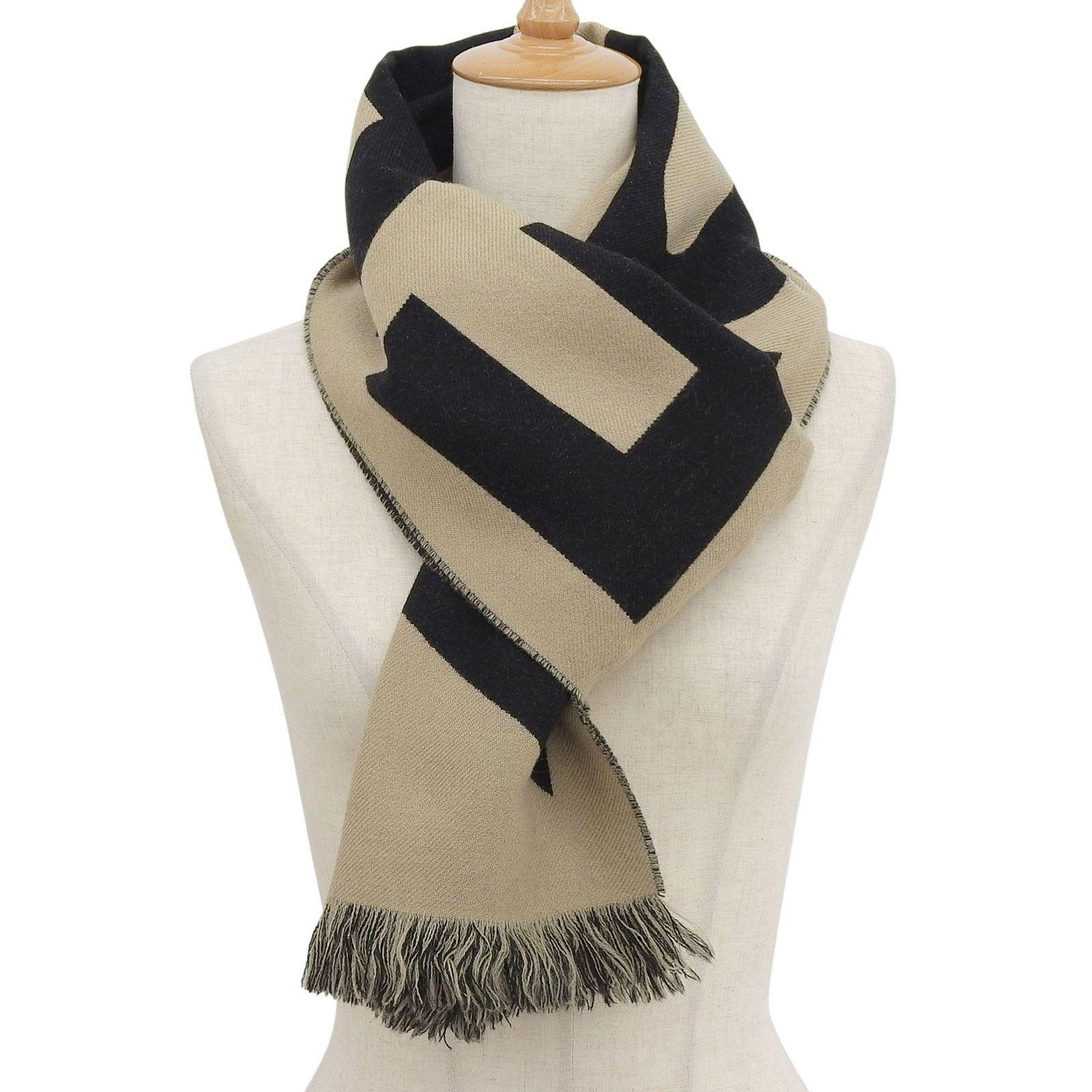 Burberry Burberry Burberry Logo jacquard Wool Scarf Textile Scarf 8035525 DUTY FREE for USA Size ONE SIZE - 2 Thumbnail