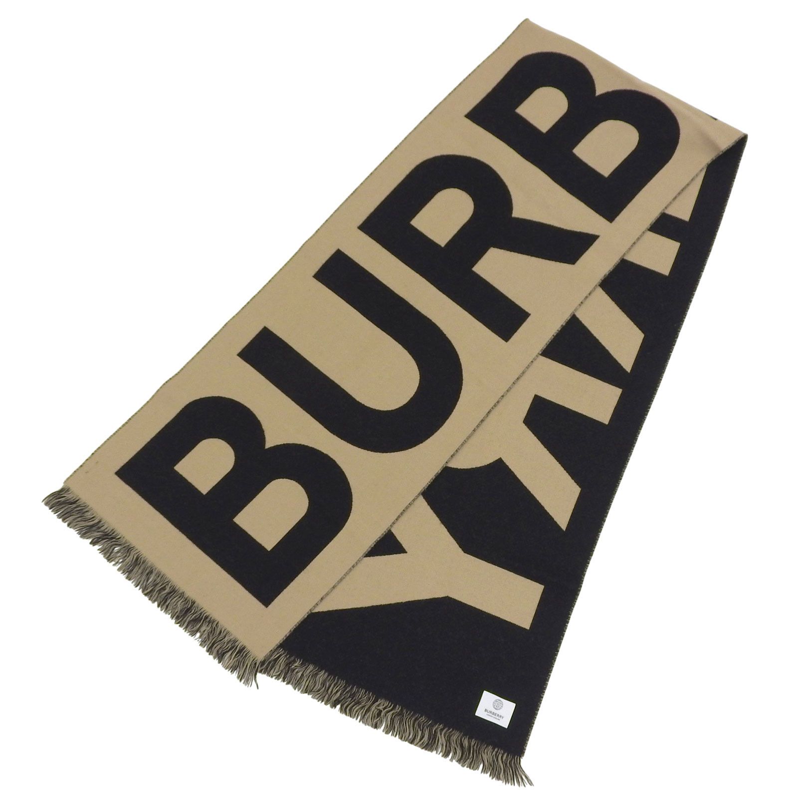 Burberry Burberry Burberry Logo jacquard Wool Scarf Textile Scarf 8035525 DUTY FREE for USA Size ONE SIZE - 3 Thumbnail