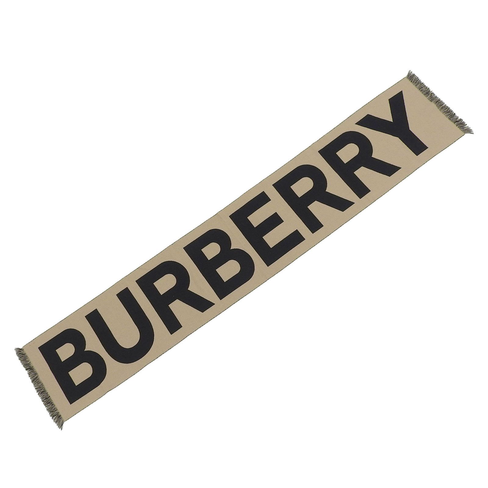 Burberry Burberry Burberry Logo jacquard Wool Scarf Textile Scarf 8035525 DUTY FREE for USA Size ONE SIZE - 4 Thumbnail
