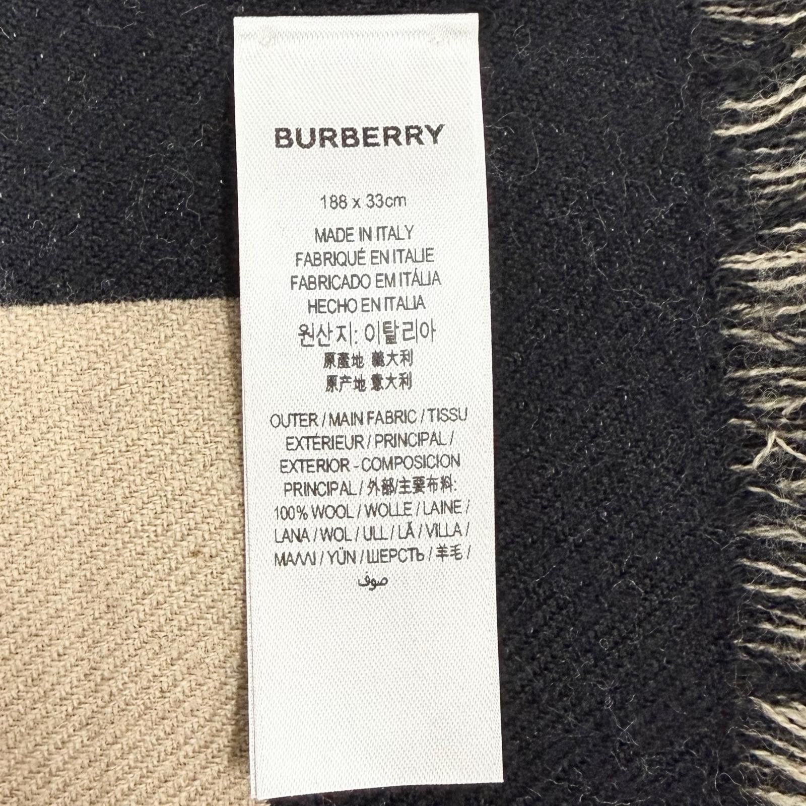 Burberry Burberry Burberry Logo jacquard Wool Scarf Textile Scarf 8035525 DUTY FREE for USA Size ONE SIZE - 7 Thumbnail