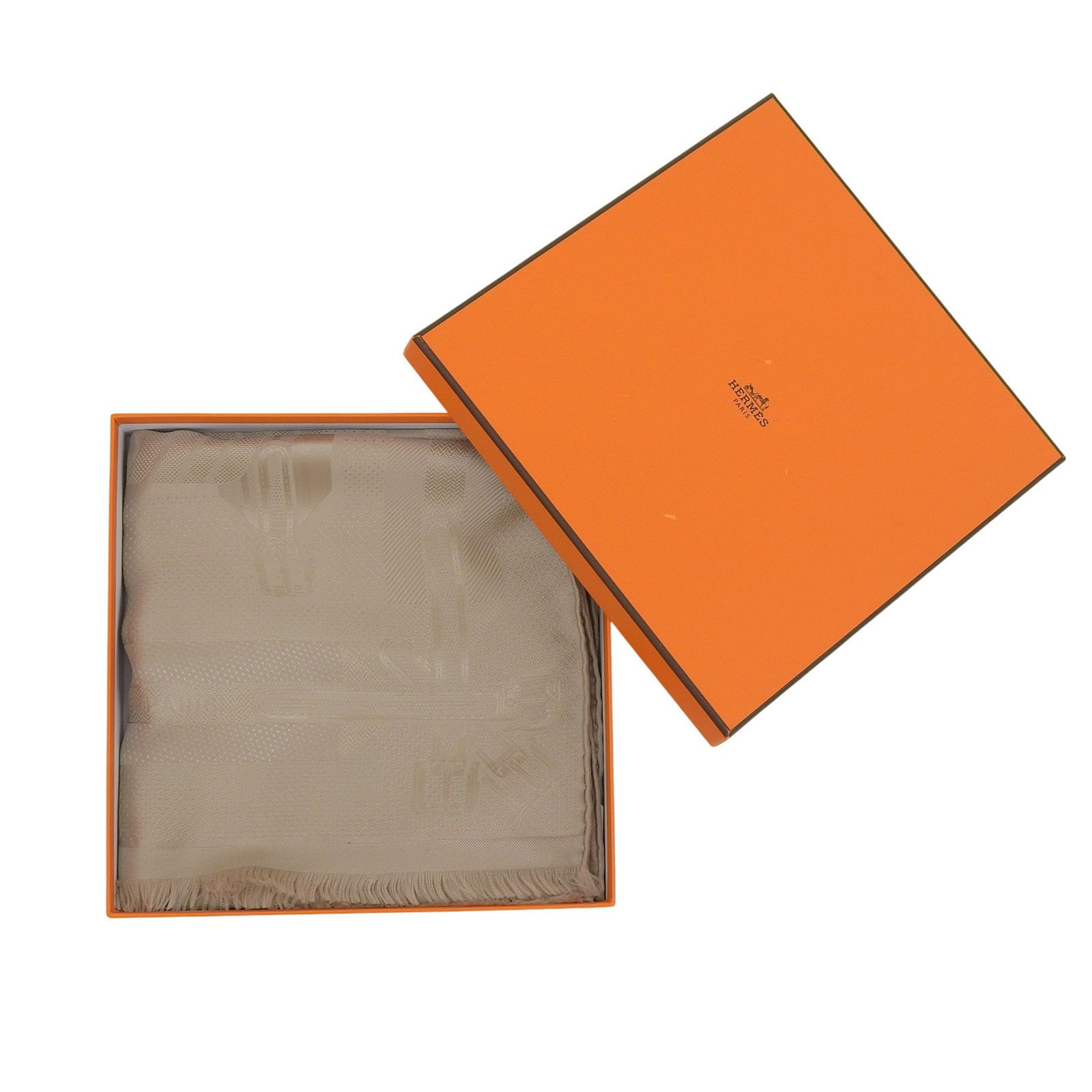 Hermes Hermes Hermès LES SANGLES Silk Scarf Textile Shawl DUTY FREE for USA Size ONE SIZE - 2 Thumbnail