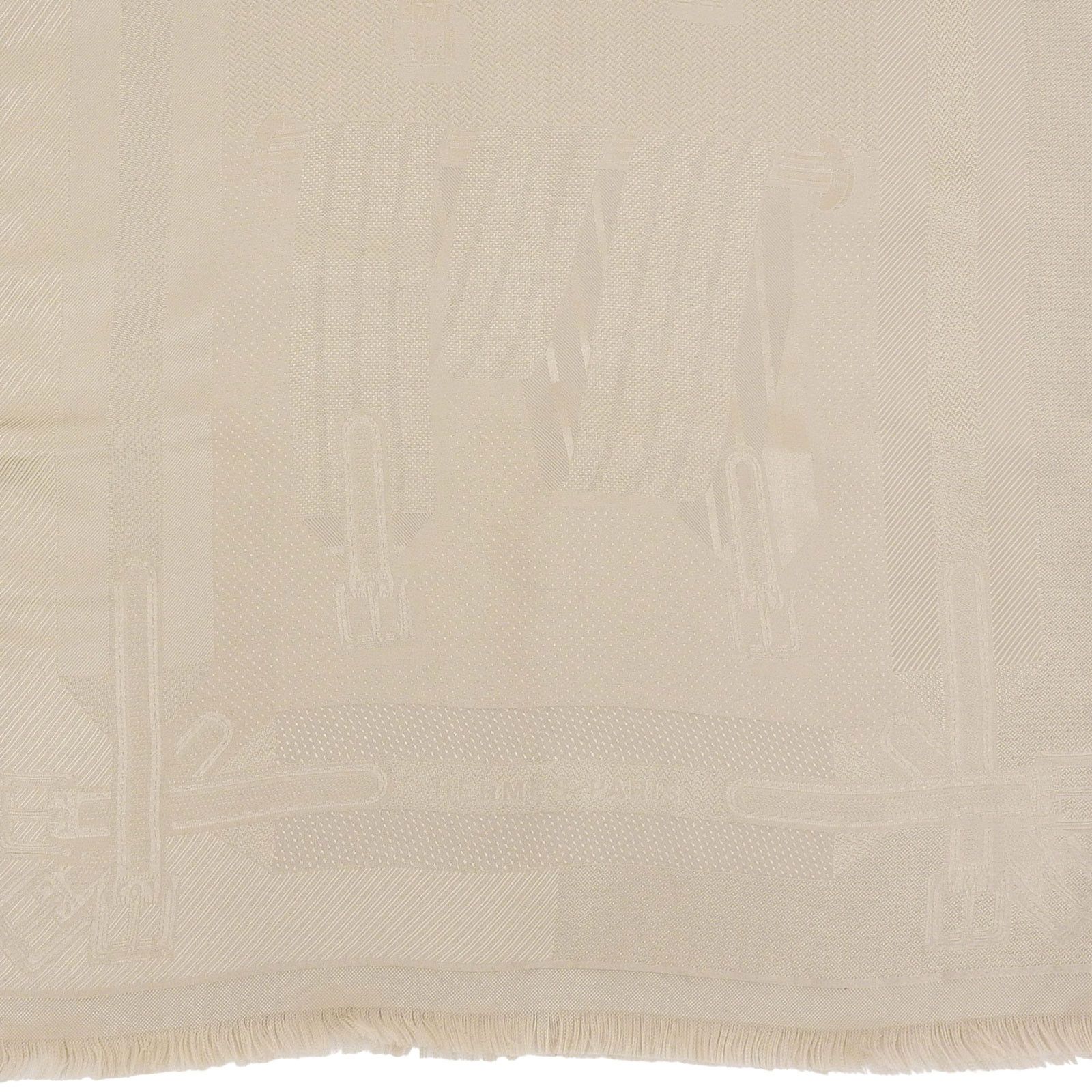 Hermes Hermes Hermès LES SANGLES Silk Scarf Textile Shawl DUTY FREE for USA Size ONE SIZE - 6 Thumbnail