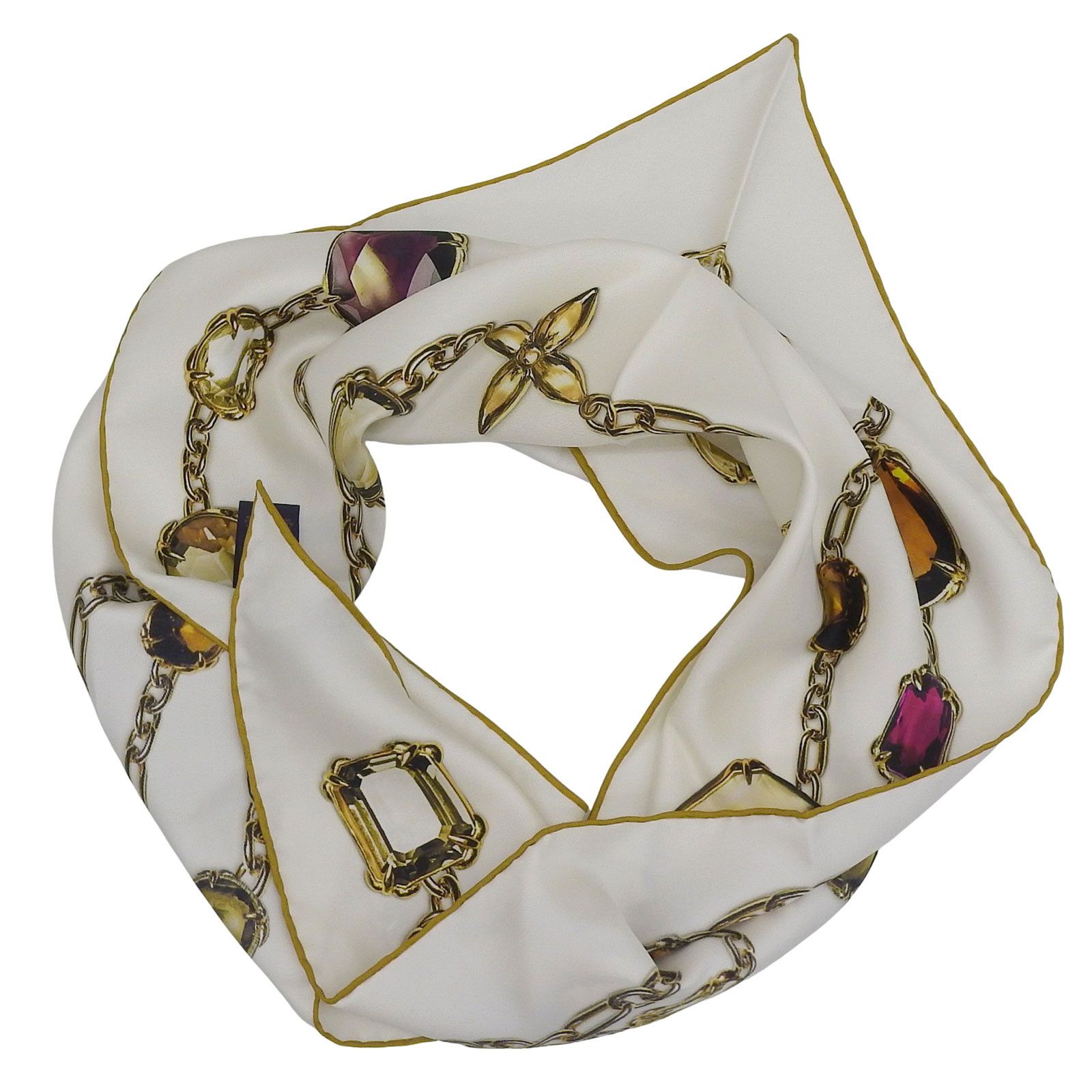 Louis Vuitton Louis Vuitton Louis Vuitton Heirloom Silk Scarf Textile Scarf M96694 DUTY FREE for USA Size ONE SIZE - 3 Thumbnail