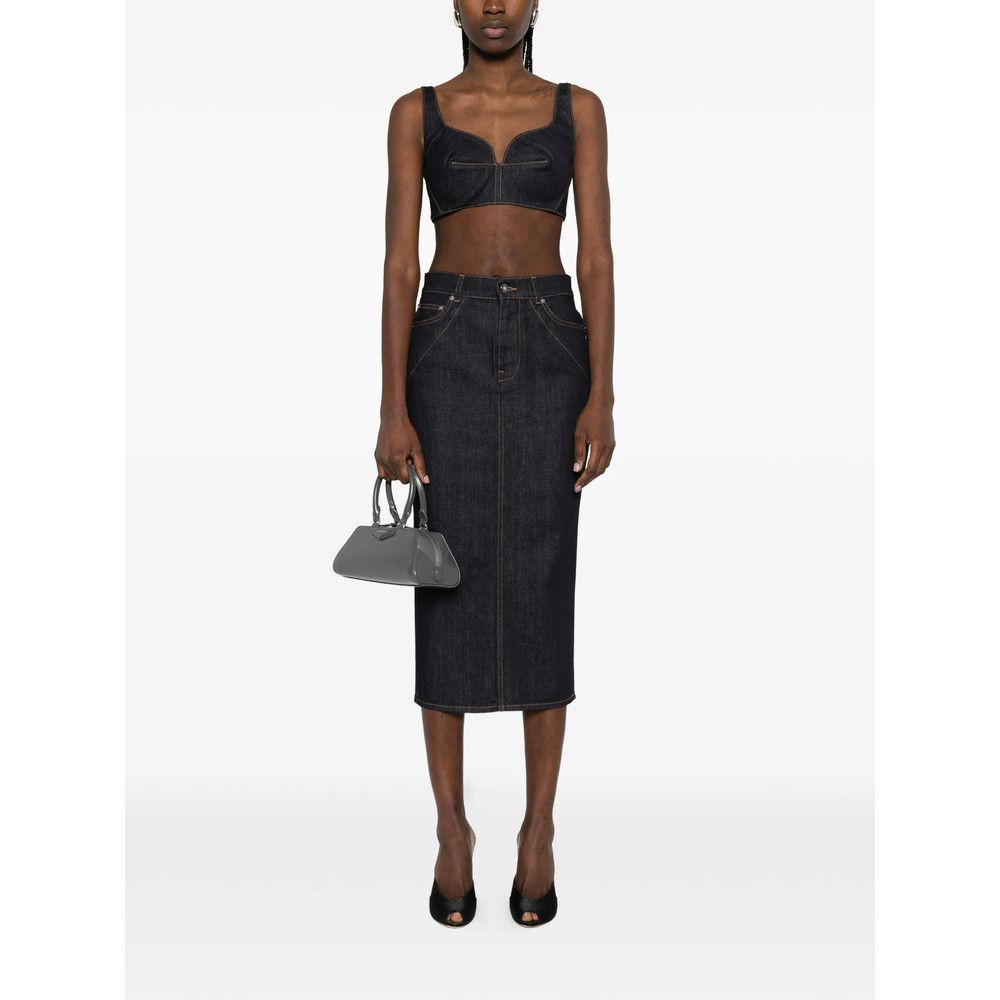 Givenchy Givenchy BLUE Skirts - Straight Skirts Size 27" / US 4 / IT 40 - 4 Thumbnail