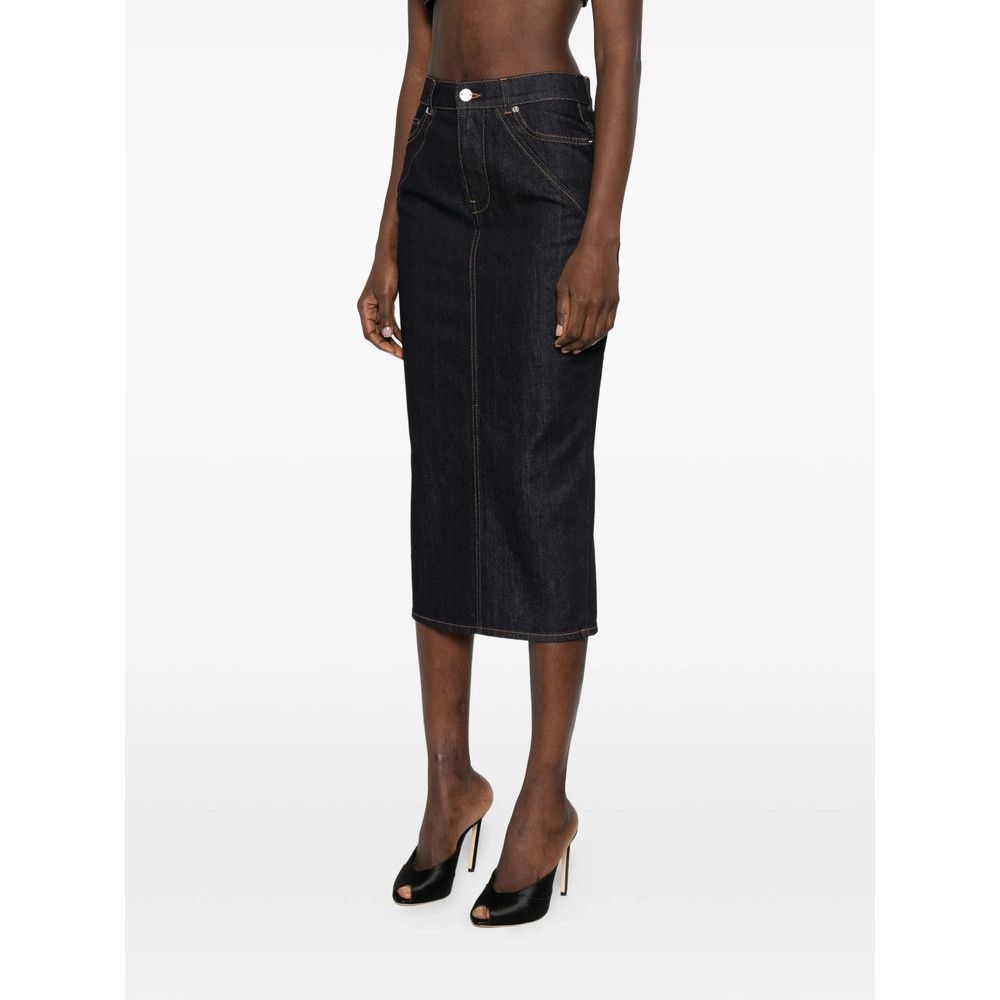 Givenchy Givenchy BLUE Skirts - Straight Skirts Size 27" / US 4 / IT 40 - 3 Thumbnail