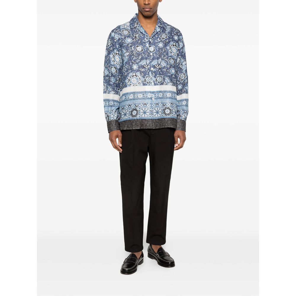 Isaia Isaia BLUE Shirts Size US L / EU 52-54 / 3 - 3 Thumbnail