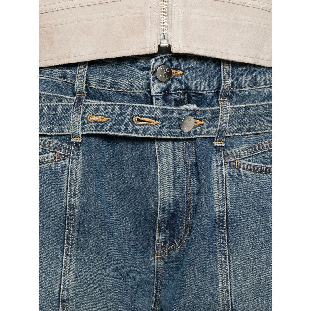CLOSED Closed BLUE Denim - Wide-Leg Jeans Size 25" / US 0 / IT 36 - 5 Thumbnail