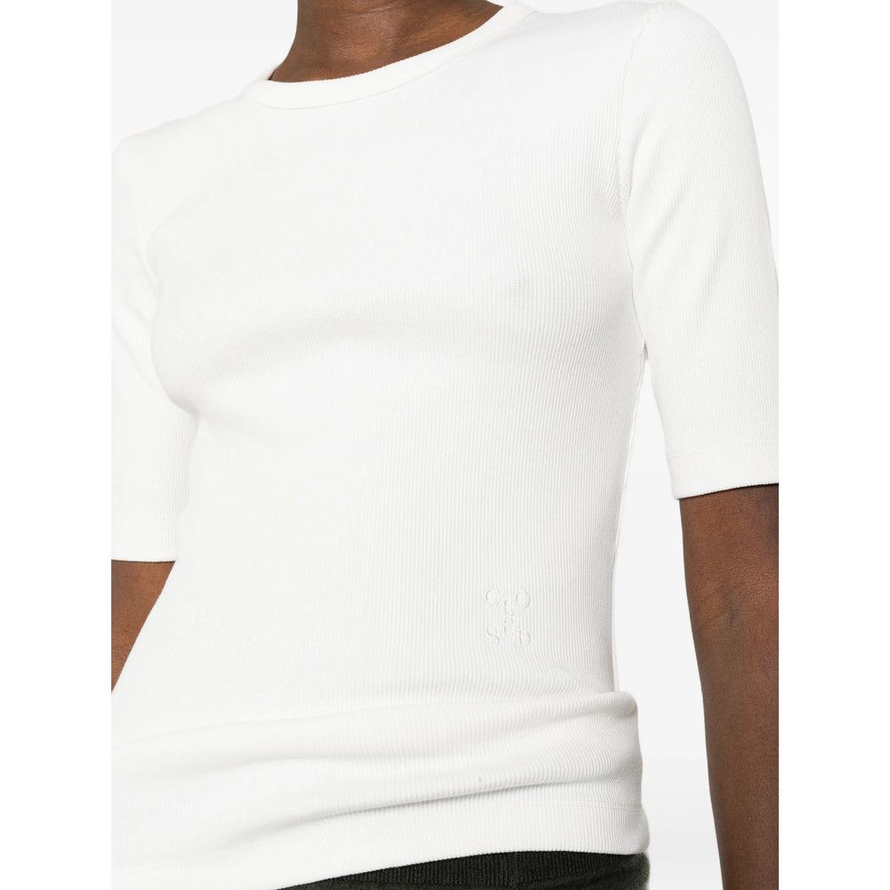CLOSED Closed WHITE Tops - T-shirts & Jerseys Size M / US 6-8 / IT 42-44 - 2 Thumbnail