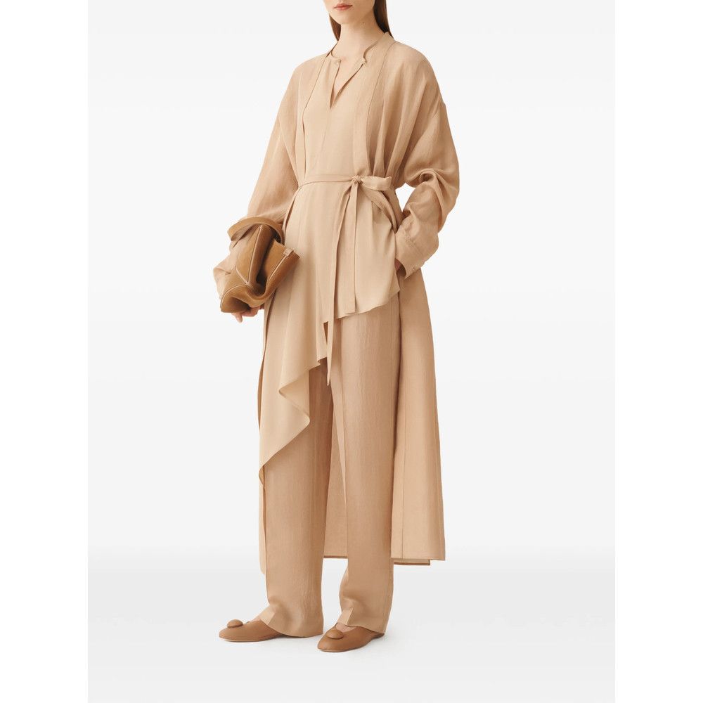 Fabiana Filippi Fabiana Filippi NEUTRALS Coats - Oversized Coats Size S / US 4 / IT 40 - 3 Thumbnail