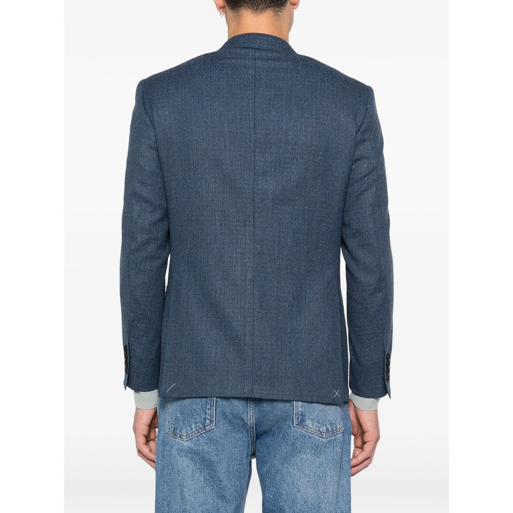 Canali Canali BLUE Jackets - Blazers Size US XXL / EU 58 / 5 - 4 Thumbnail