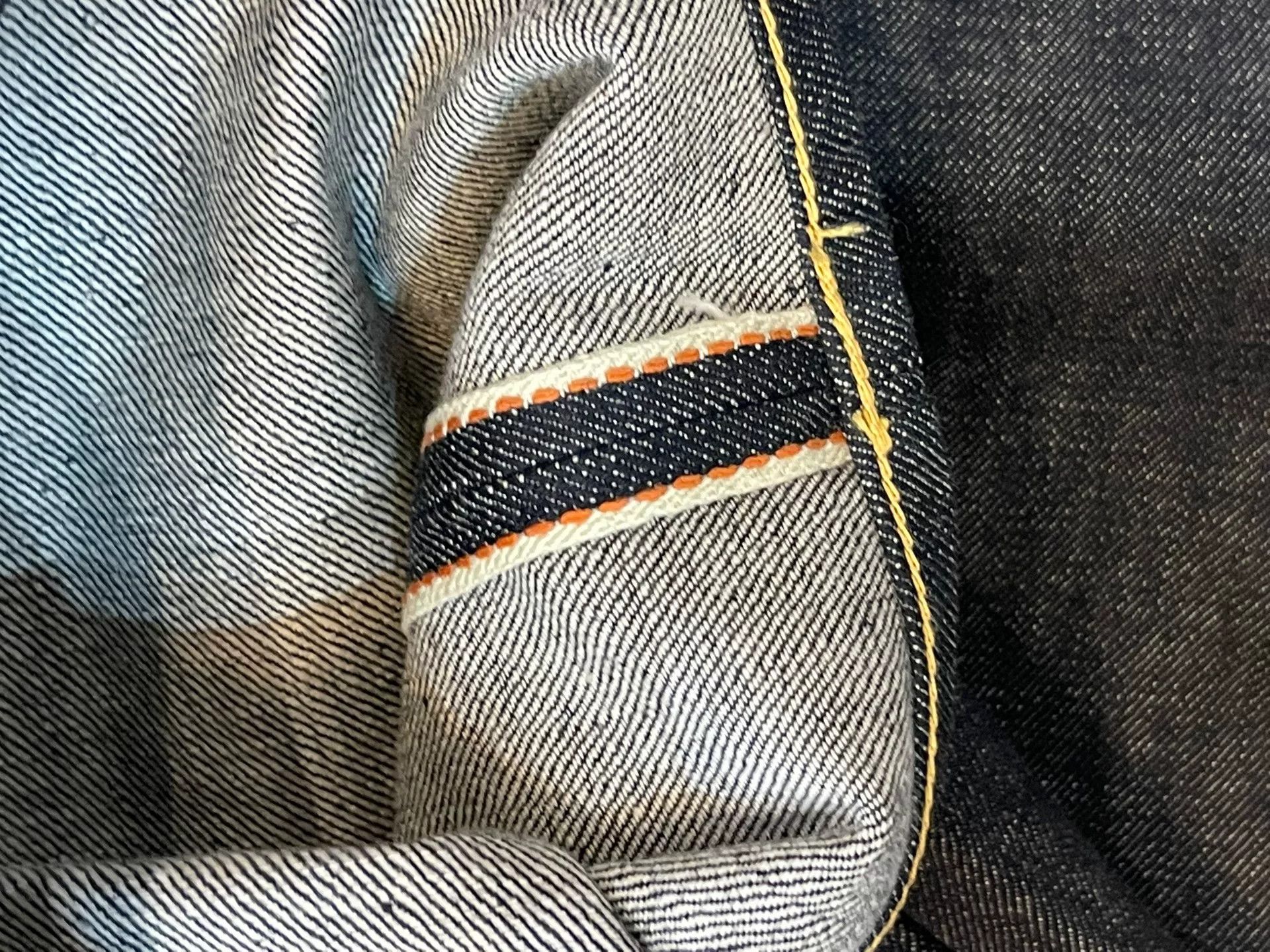 CAYL Calee Paris Button Raw Denim Jeans Size US 36 / EU 52 - 4 Thumbnail