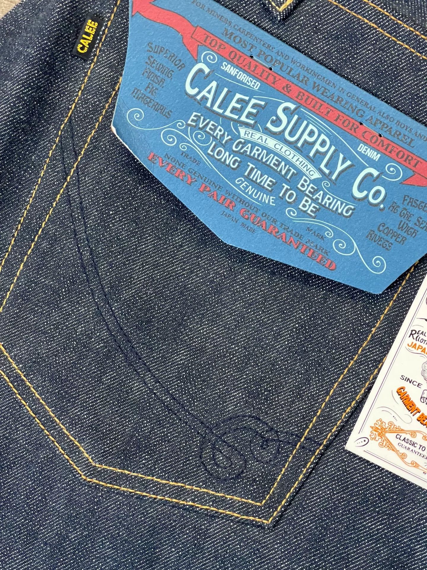 CAYL Calee Paris Button Raw Denim Jeans Size US 36 / EU 52 - 2 Thumbnail