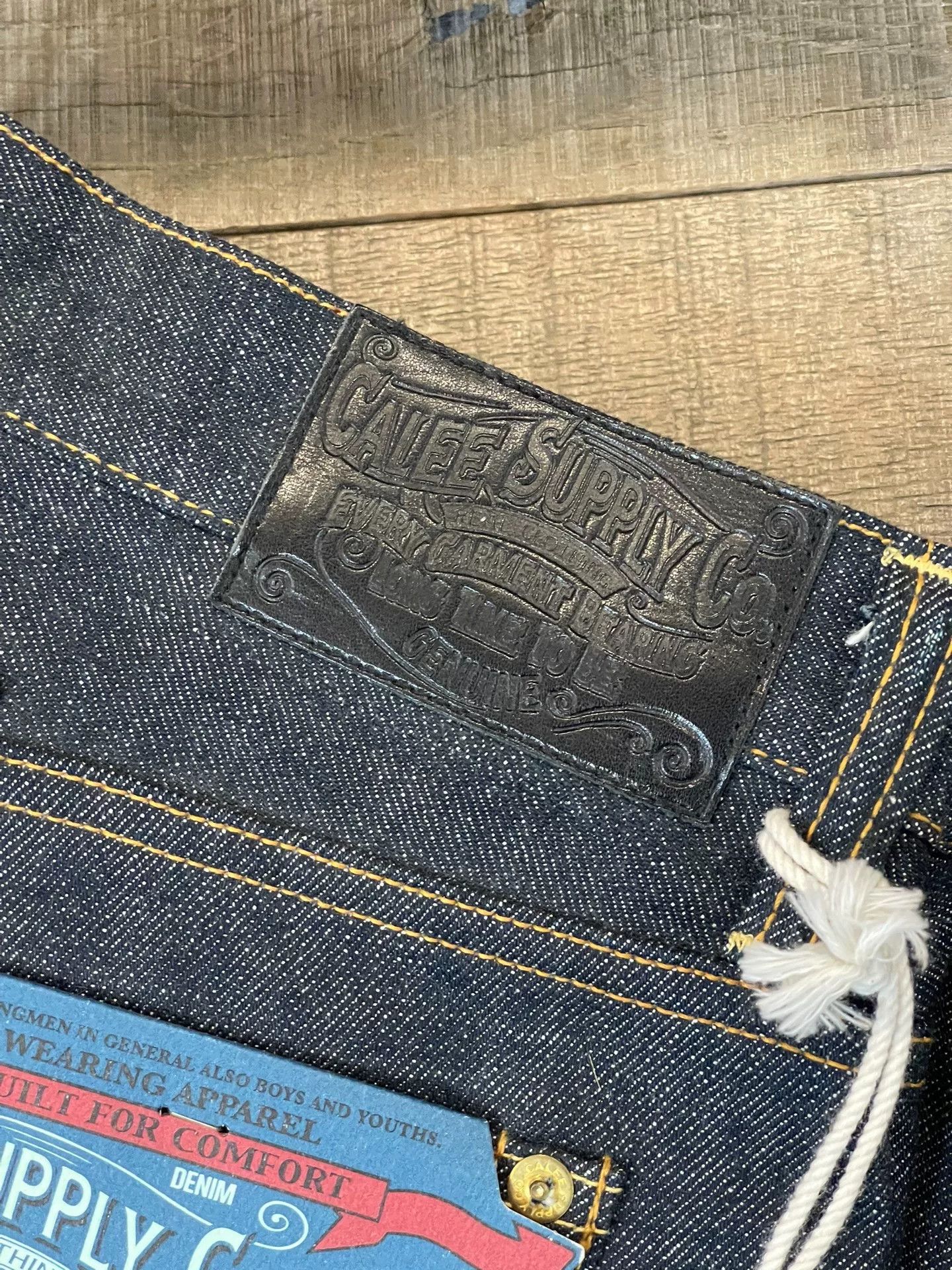 CAYL Calee Paris Button Raw Denim Jeans Size US 36 / EU 52 - 3 Thumbnail