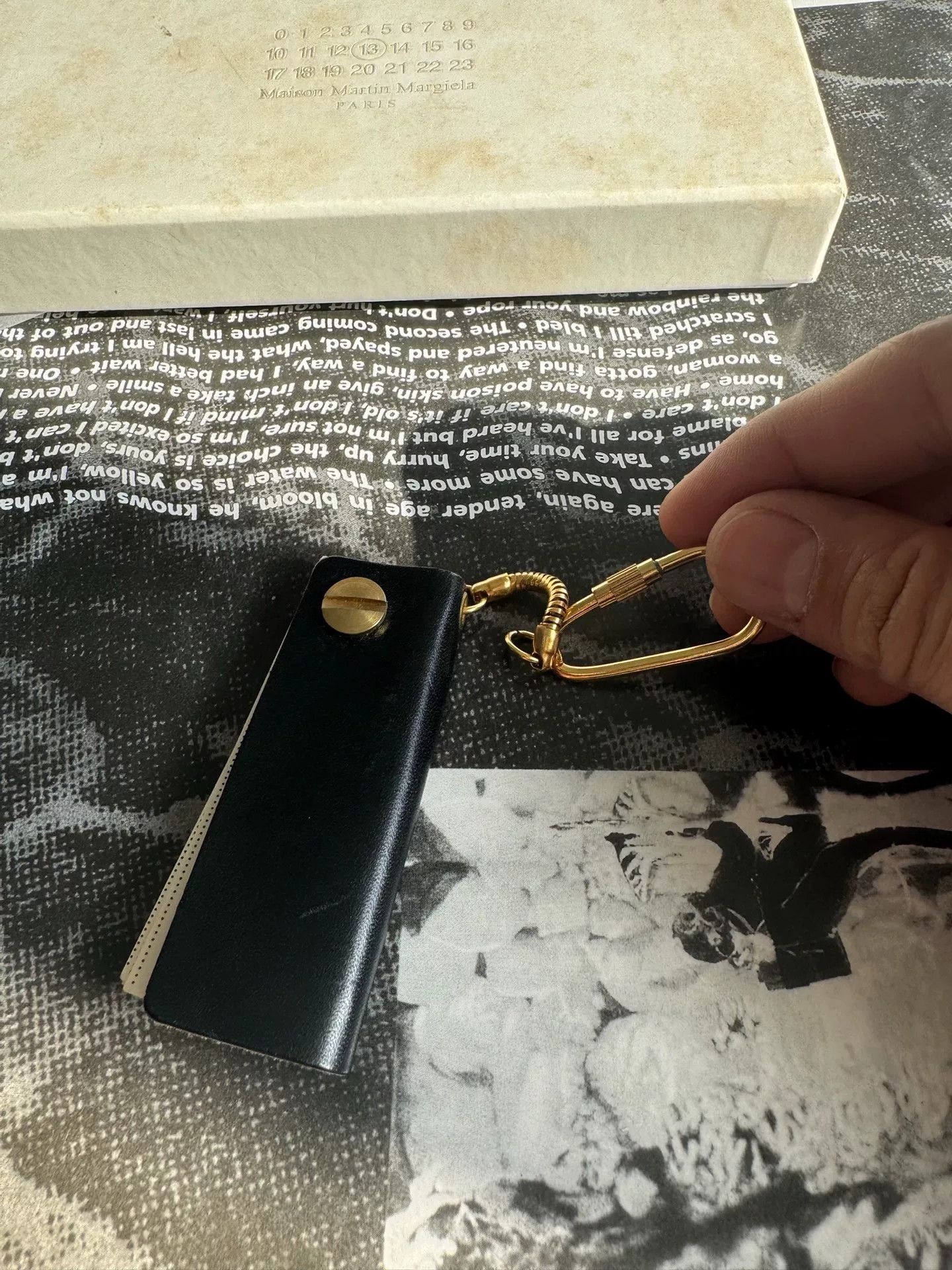 Maison Margiela Maison Margiela Phonebook Keychain Size ONE SIZE - 5 Thumbnail