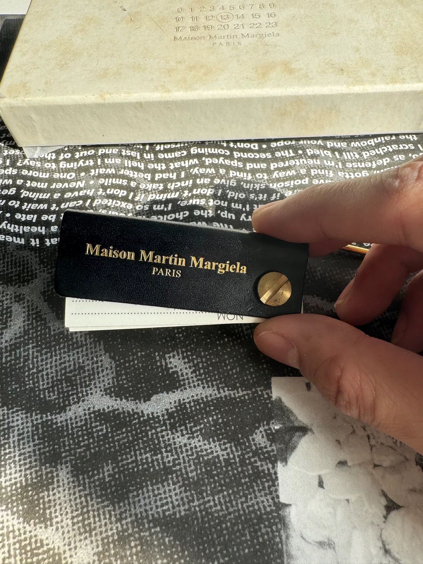 Maison Margiela Maison Margiela Phonebook Keychain Size ONE SIZE - 3 Thumbnail