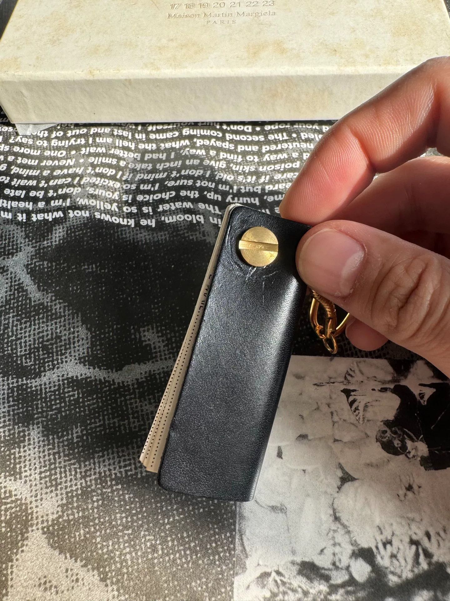 Maison Margiela Maison Margiela Phonebook Keychain Size ONE SIZE - 4 Thumbnail