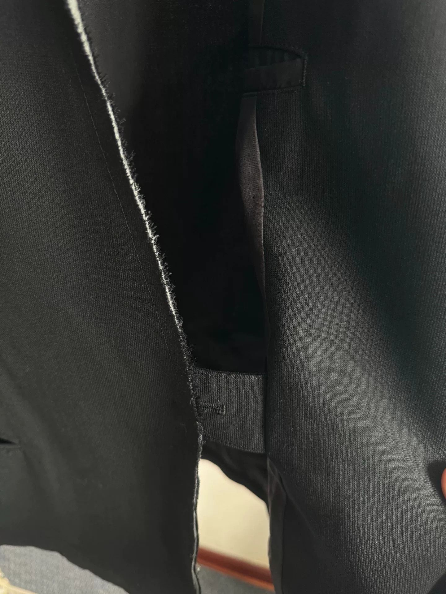 Yohji Yamamoto Yohji Yamamoto 19AW Wool Collarless Blazer Size US S / EU 44-46 / 1 - 3 Thumbnail