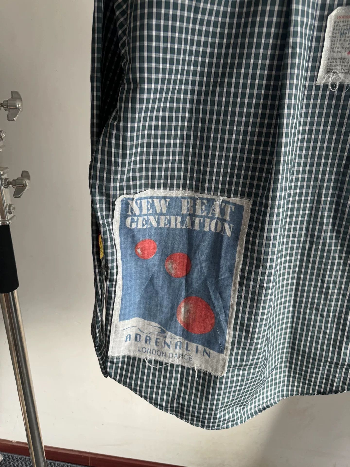 Martine Rose Martine Rose Green Plaid Patch Shirt Size US L / EU 52-54 / 3 - 6 Thumbnail