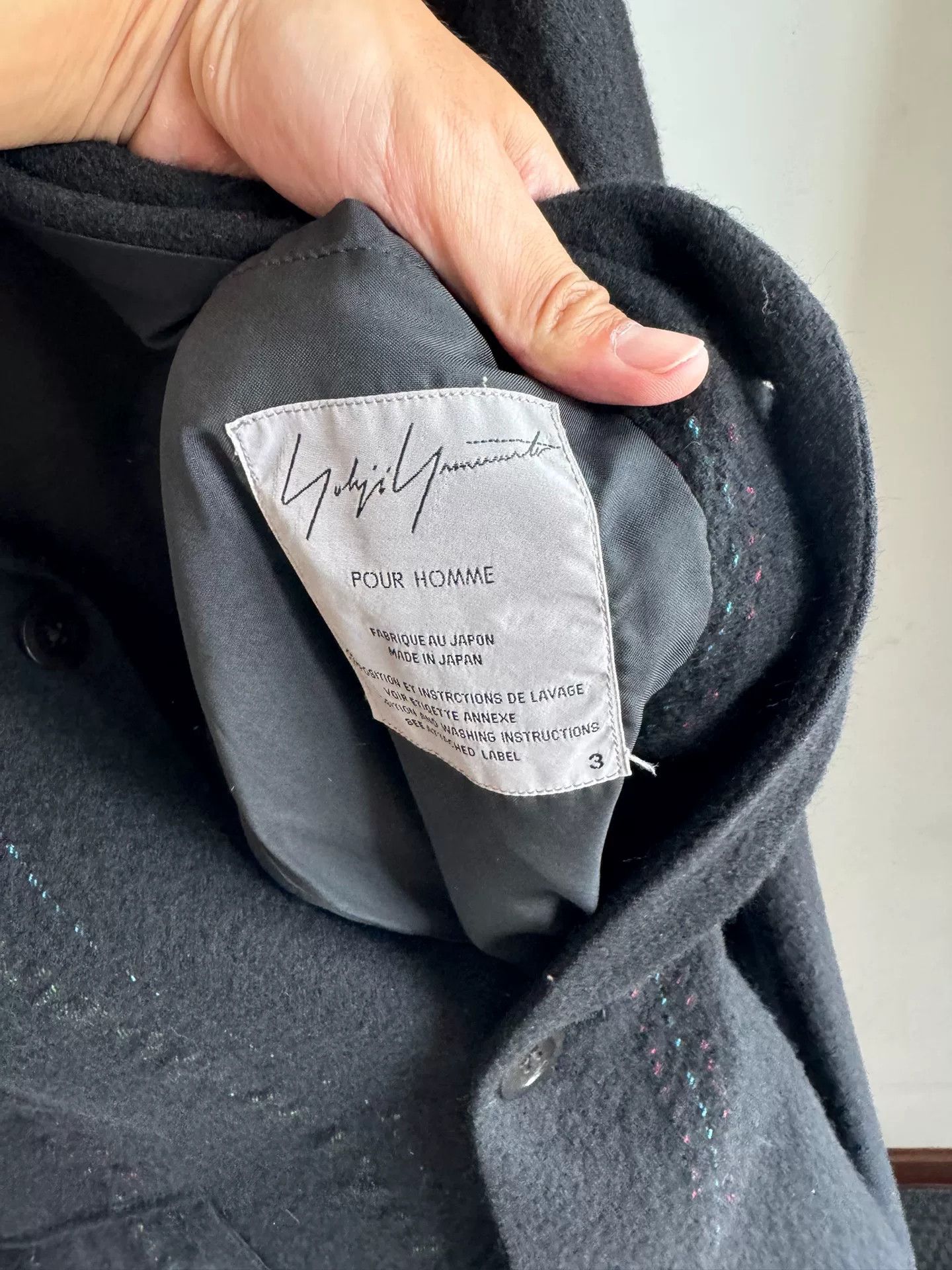 Yohji Yamamoto Yohji Yamamoto Striped Wool Blazer Size US L / EU 52-54 / 3 - 5 Thumbnail