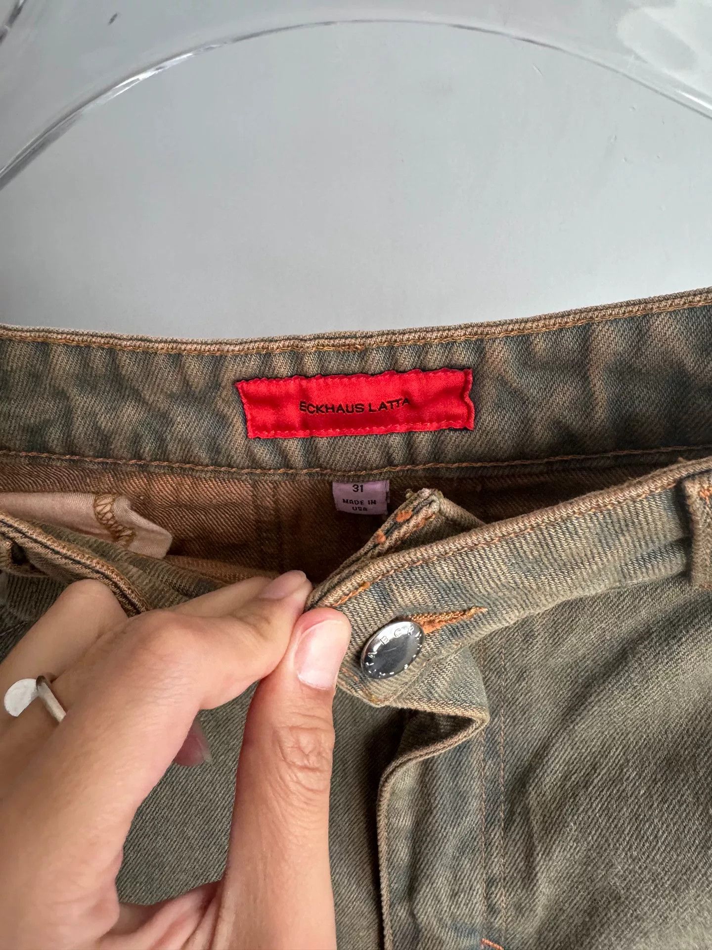 Eckhaus Latta Eckhaus Latta Special Dye Jeans Size US 31 - 3 Thumbnail
