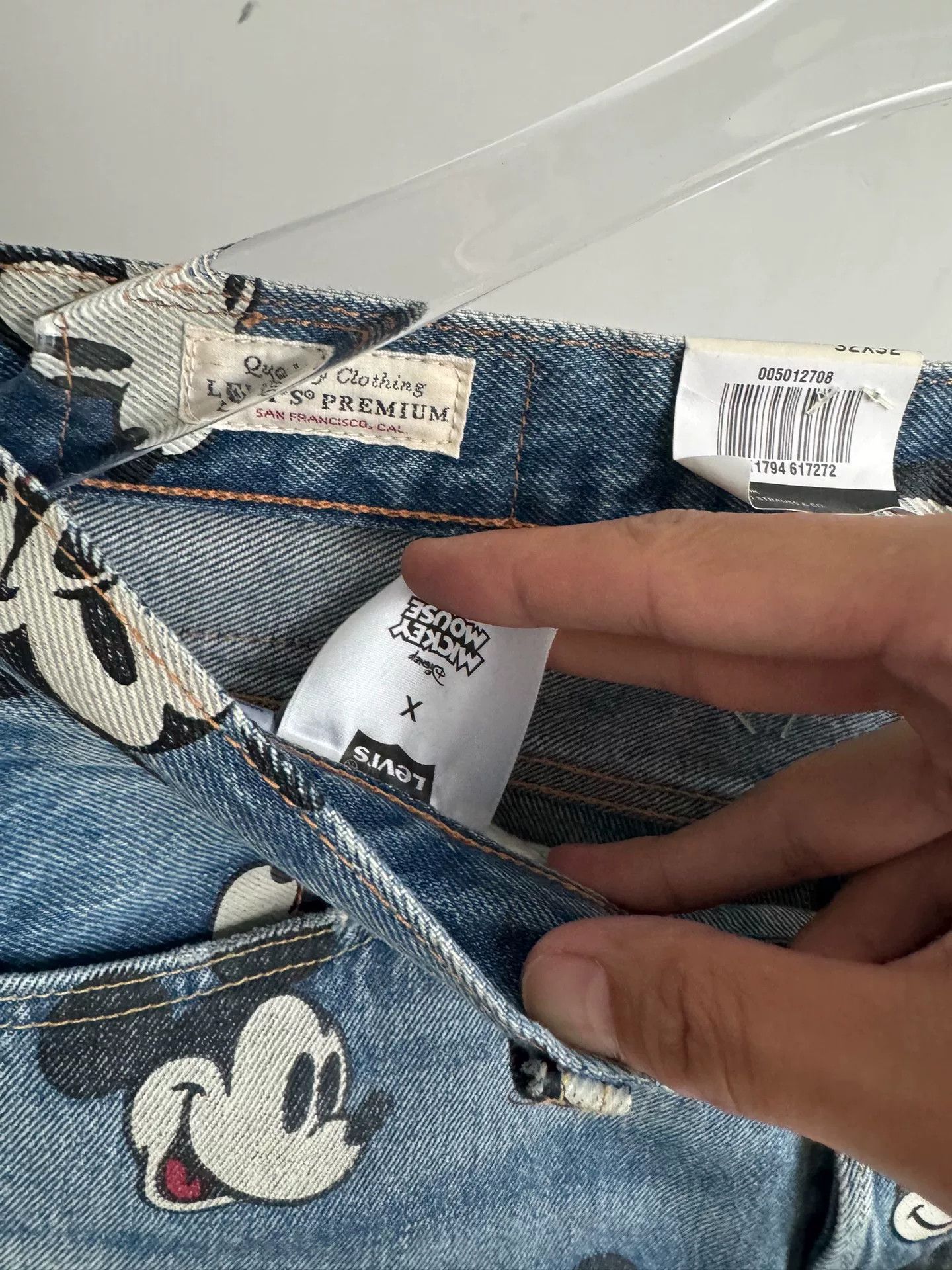 Levi's Levi's Disney Mickey Collaboration Jeans Size US 32 / EU 48 - 5 Thumbnail