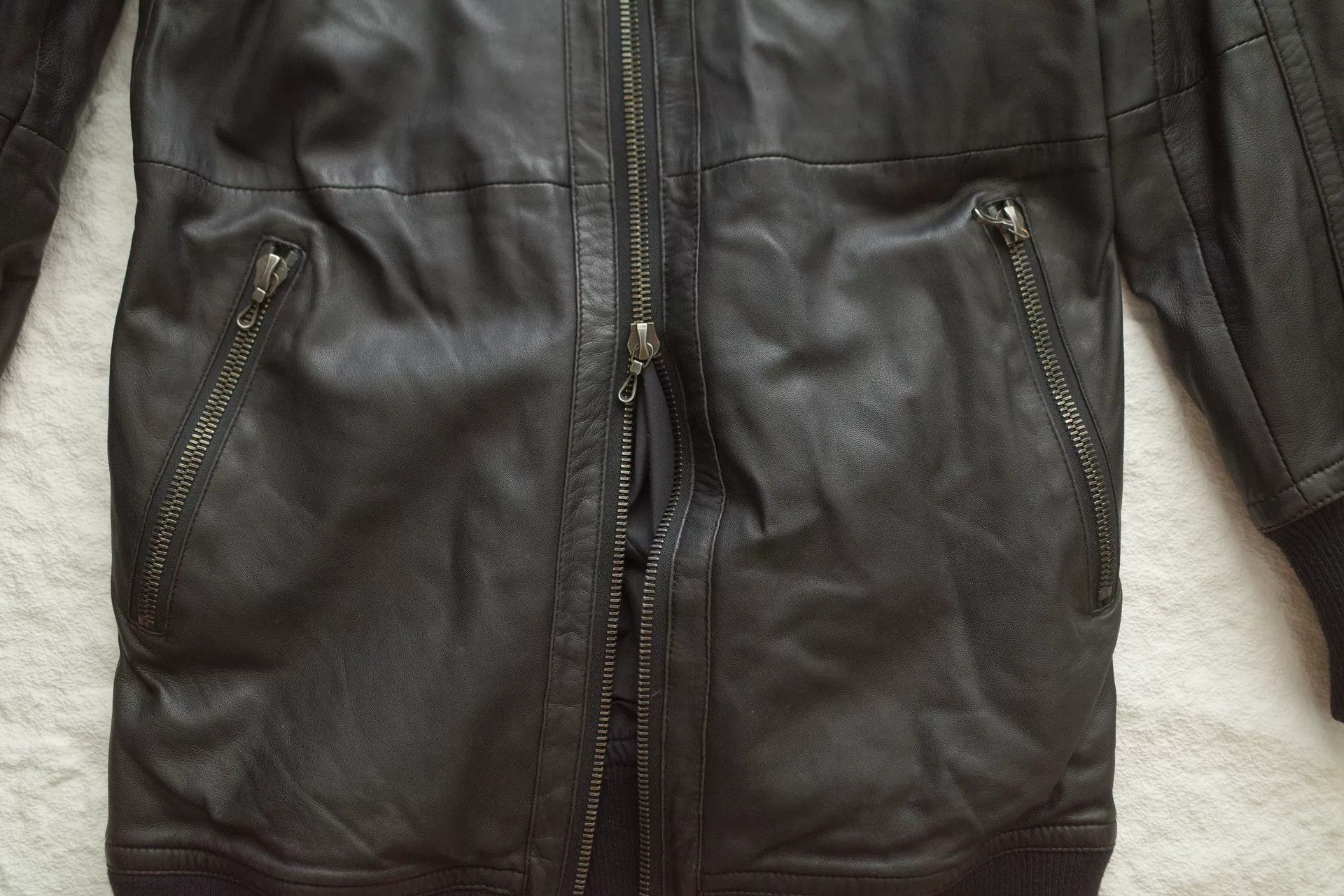 Shellac Shellac Japanese Sheepskin Leather Jacket Size US S / EU 44-46 / 1 - 4 Thumbnail