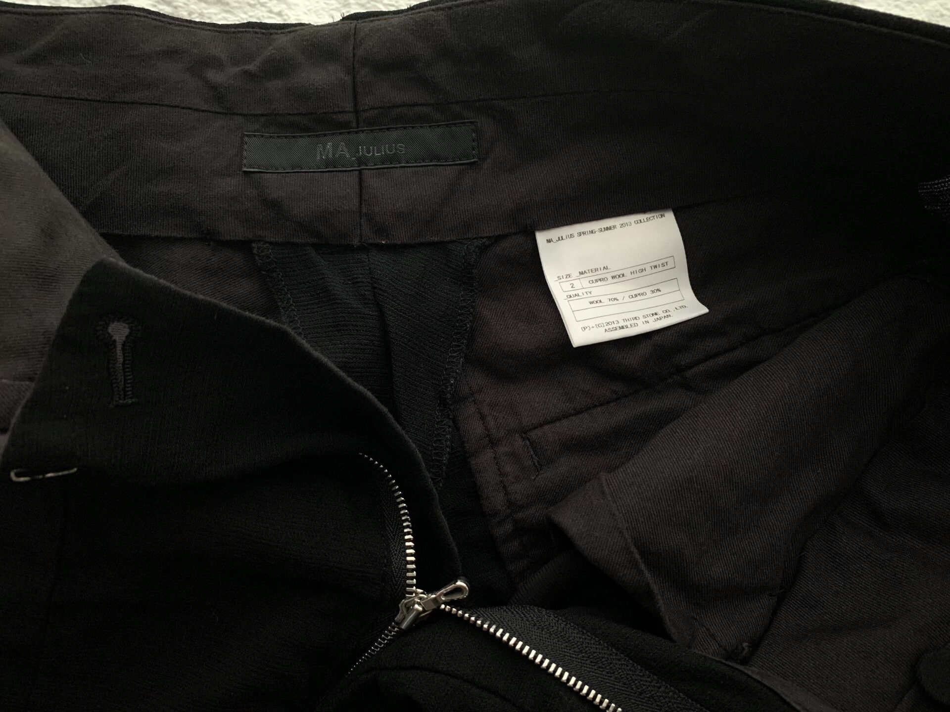 Julius Julius Ma 3D Tailored Cropped Pants Size US 34 / EU 50 - 3 Thumbnail