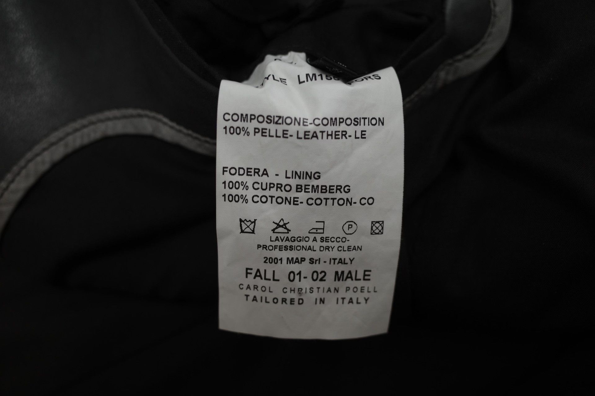 Carol Christian Poell Carol Christian Poell Archive Leather Coat Size US M / EU 48-50 / 2 - 9 Thumbnail