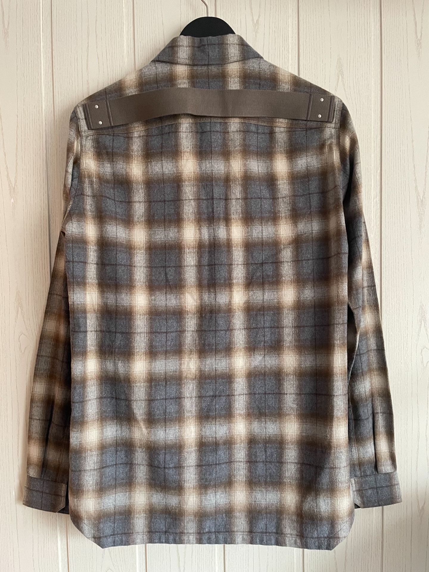 Rick Owens Rick Owens 25SS Plaid Flannel Shirt Jacket Size US S / EU 44-46 / 1 - 2 Thumbnail