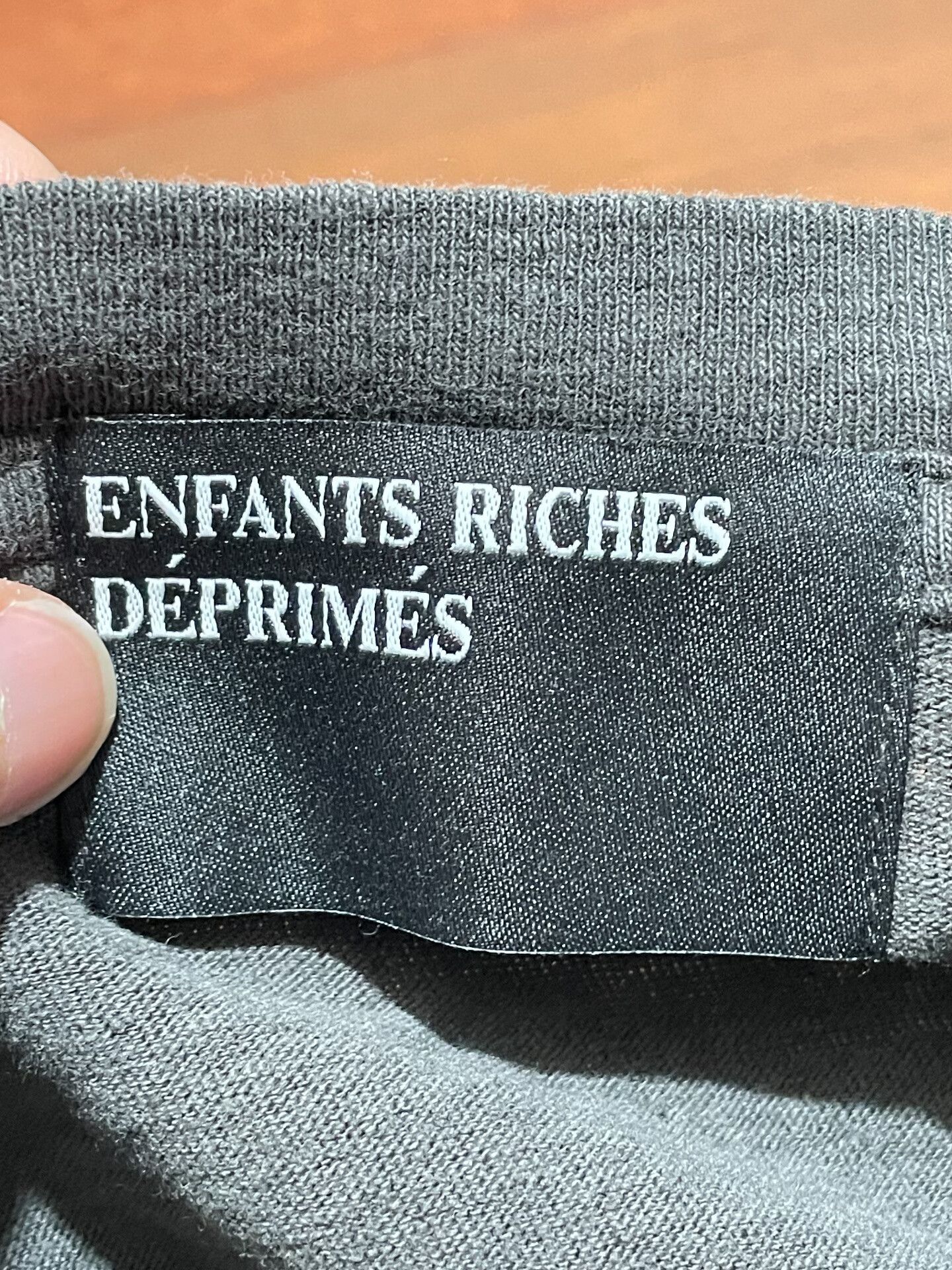 Enfants Riches Deprimes ERD 25SS Black Short-Sleeve T-Shirt Size M / US 6-8 / IT 42-44 - 3 Thumbnail