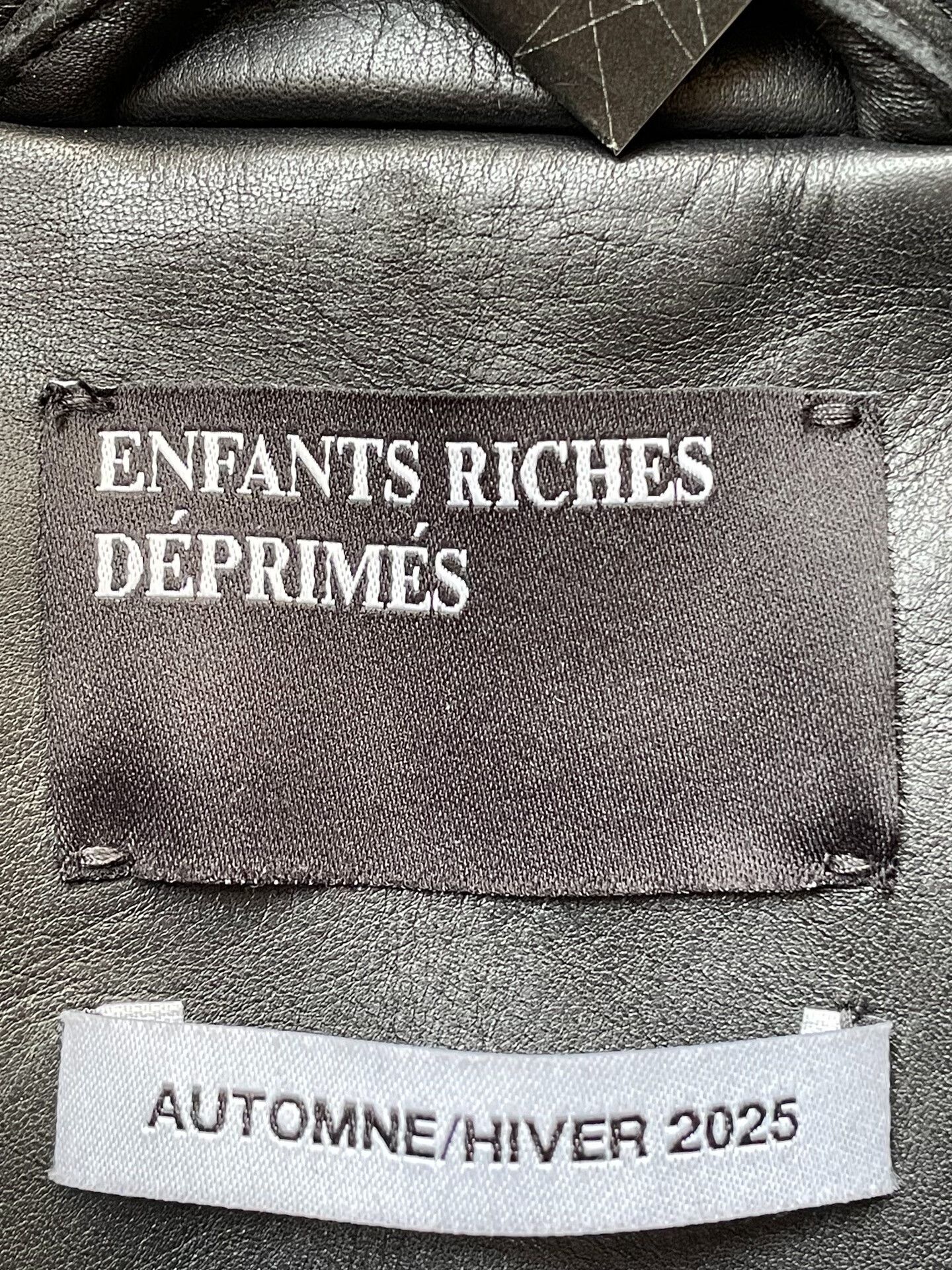 Enfants Riches Deprimes ERD 25FW Napoleon Portrait Print Leather Jacket Size US XL / EU 56 / 4 - 5 Thumbnail