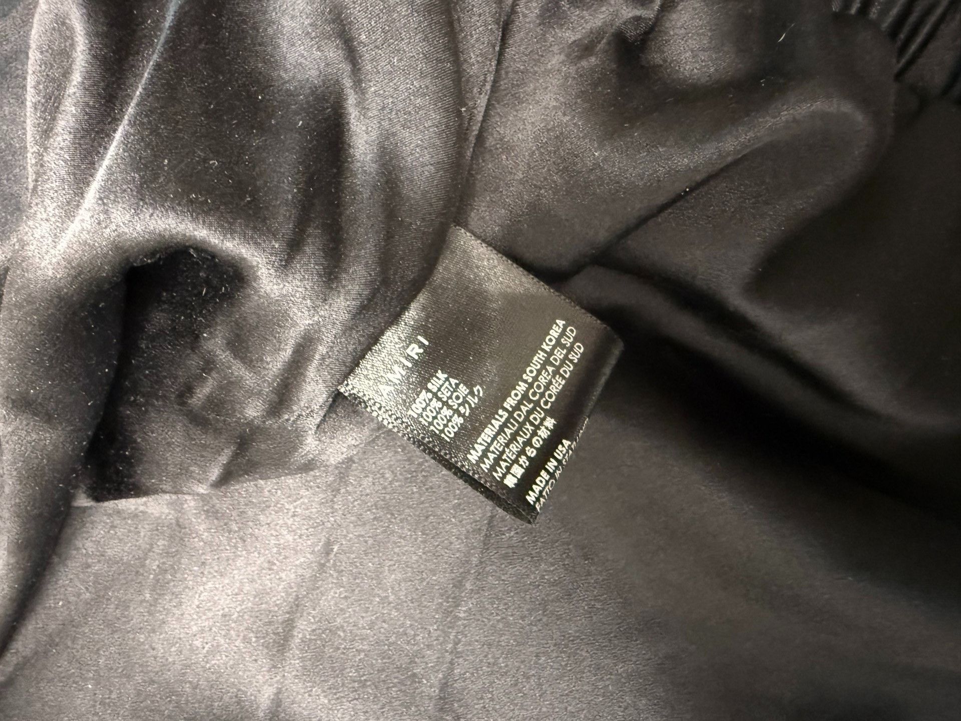 Amiri AMIRI Silk Zip Hoodie Jacket Size US L / EU 52-54 / 3 - 8 Thumbnail