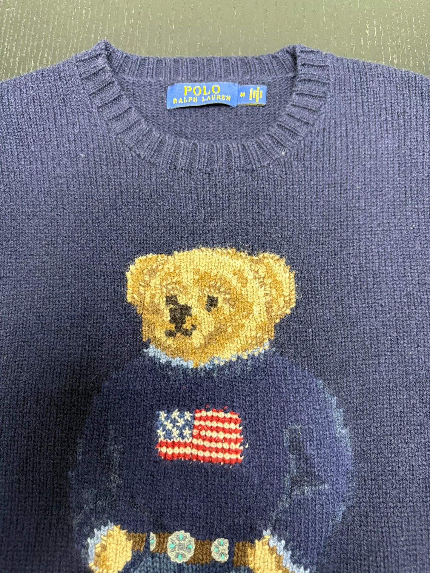 Polo Ralph Lauren Ralph Lauren Polo Bear Wool Sweater Size US M / EU 48-50 / 2 - 3 Thumbnail