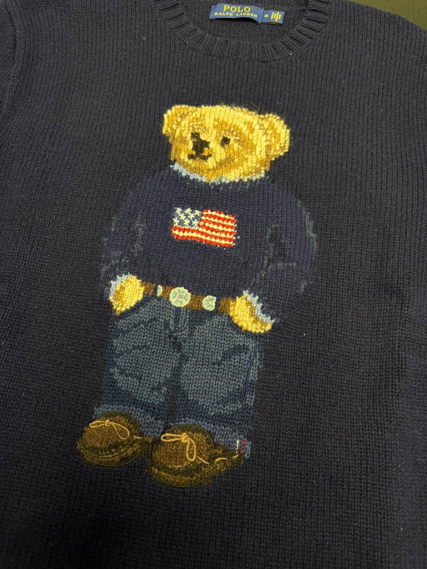 Polo Ralph Lauren Ralph Lauren Polo Bear Wool Sweater Size US M / EU 48-50 / 2 - 4 Thumbnail