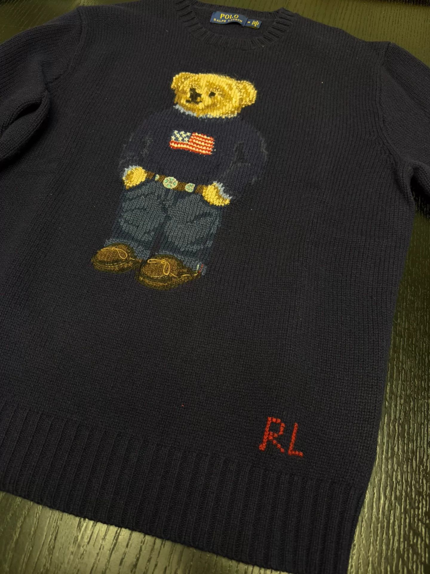Polo Ralph Lauren Ralph Lauren Polo Bear Wool Sweater Size US M / EU 48-50 / 2 - 6 Thumbnail