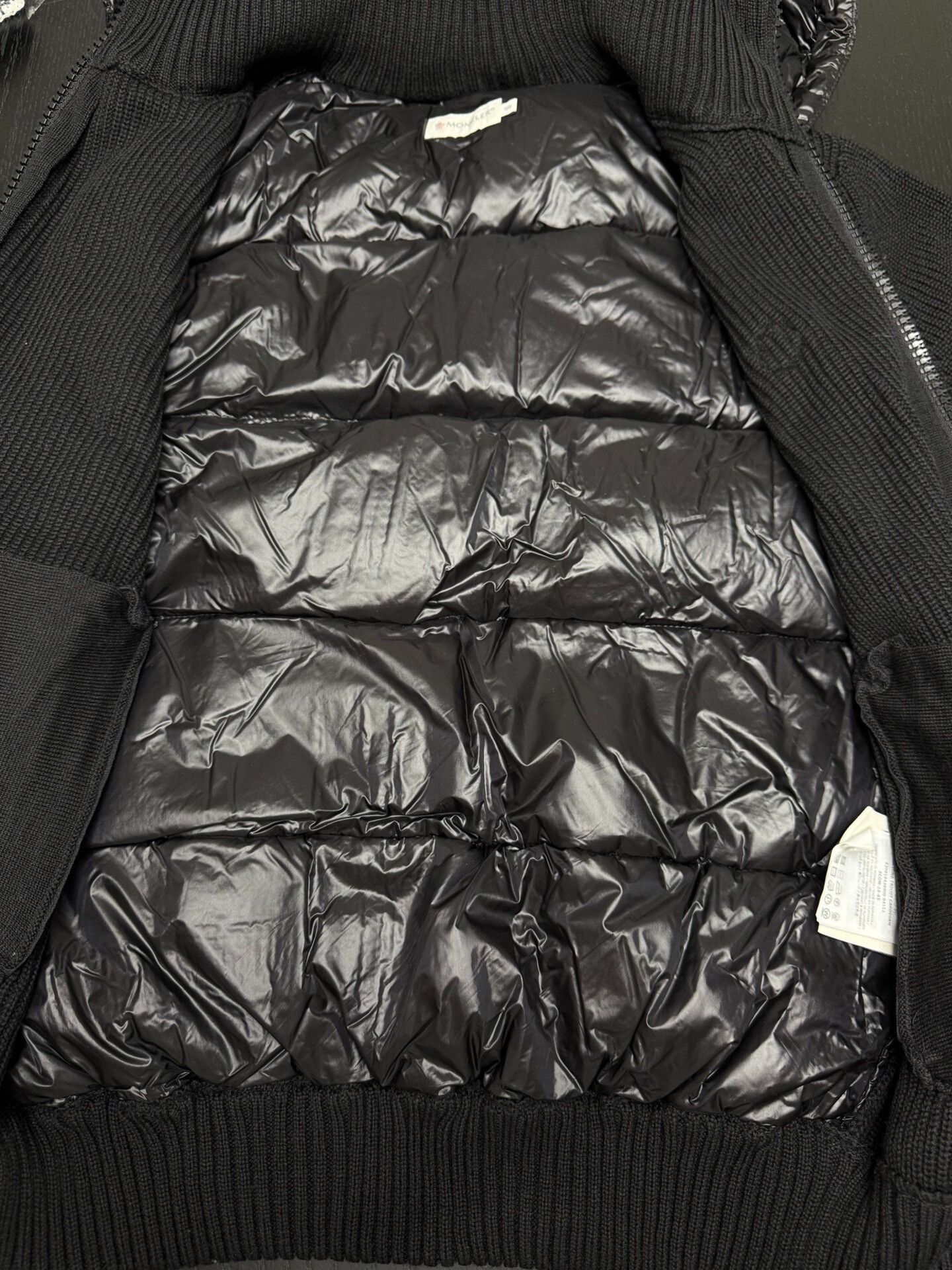 Moncler Moncler Knit Spliced Down Jacket Hoodie Size US S / EU 44-46 / 1 - 7 Thumbnail