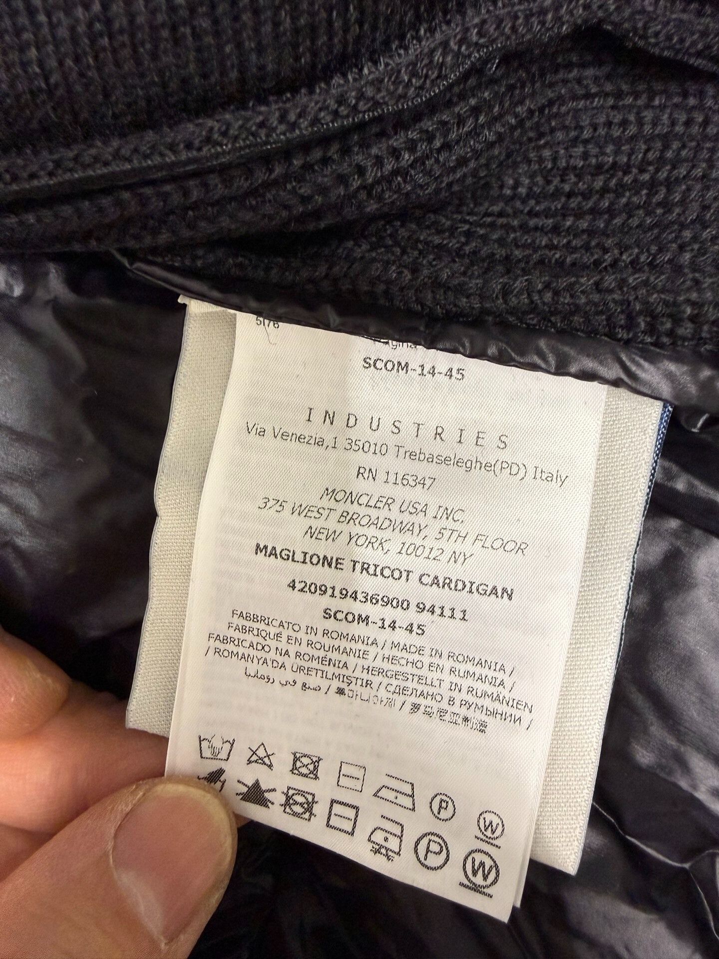 Moncler Moncler Knit Spliced Down Jacket Hoodie Size US S / EU 44-46 / 1 - 8 Thumbnail