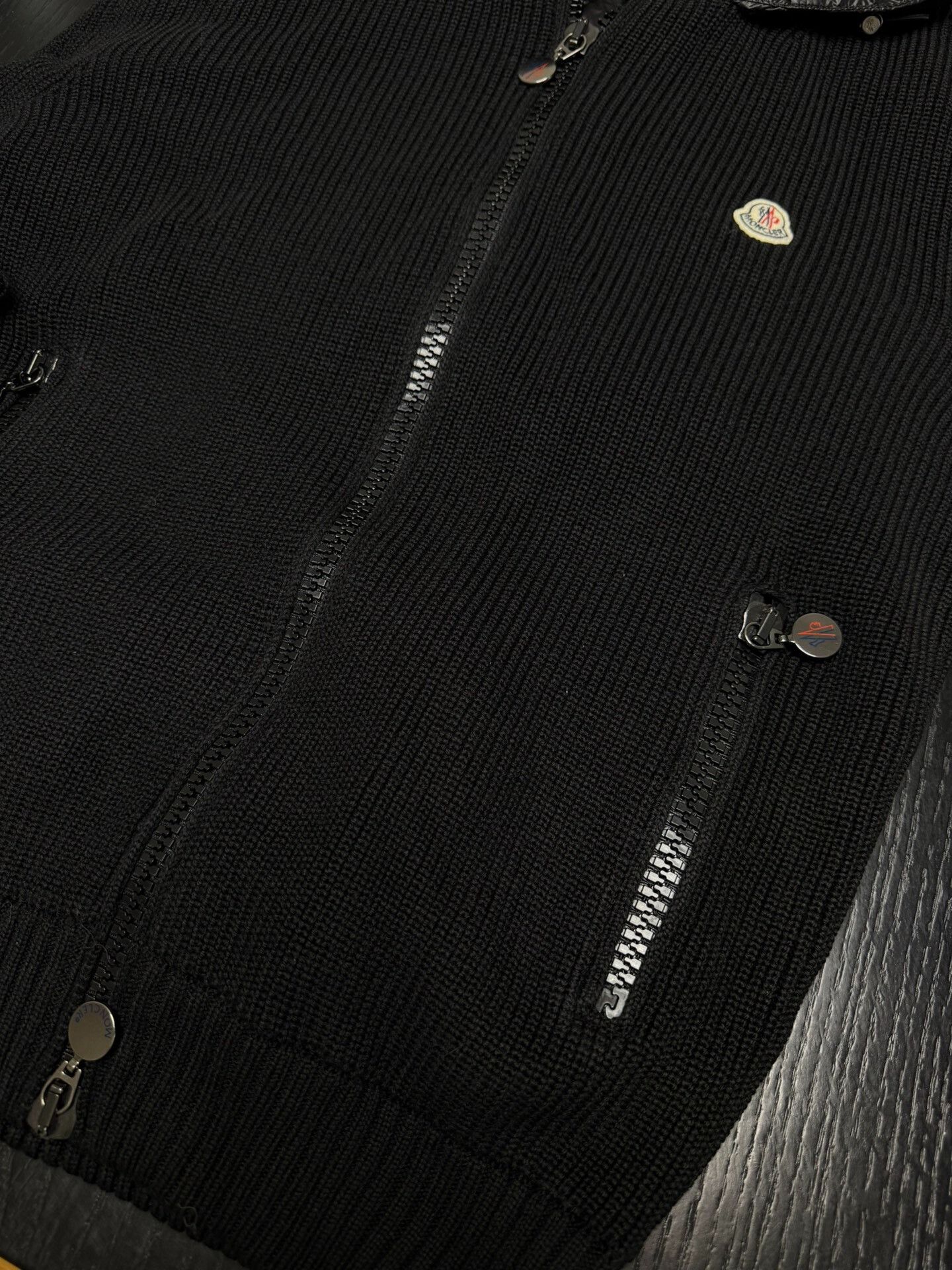 Moncler Moncler Knit Spliced Down Jacket Hoodie Size US S / EU 44-46 / 1 - 6 Thumbnail