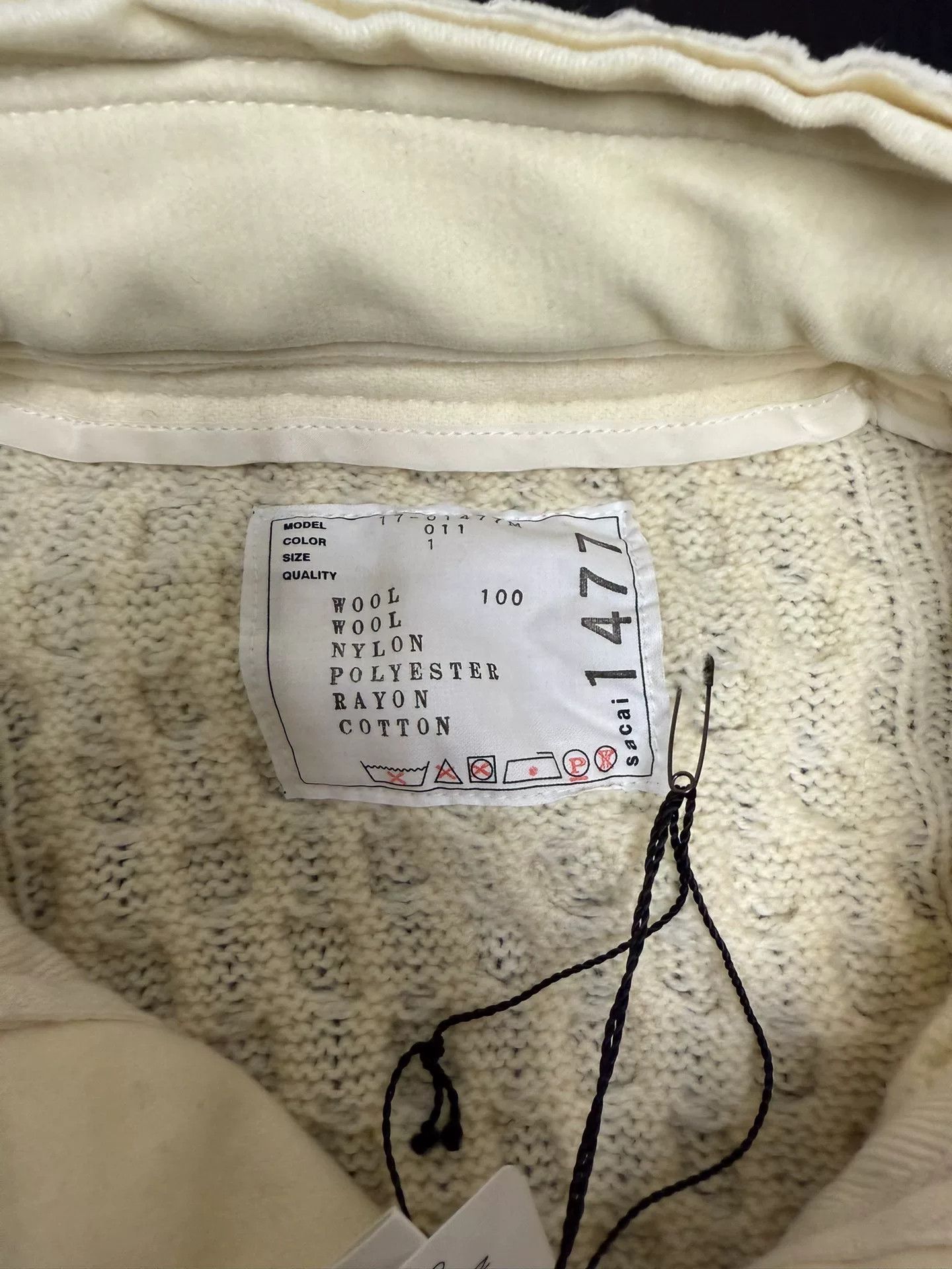 Sacai Sacai Pure Wool Knit Coat Size S / US 4 / IT 40 - 4 Thumbnail