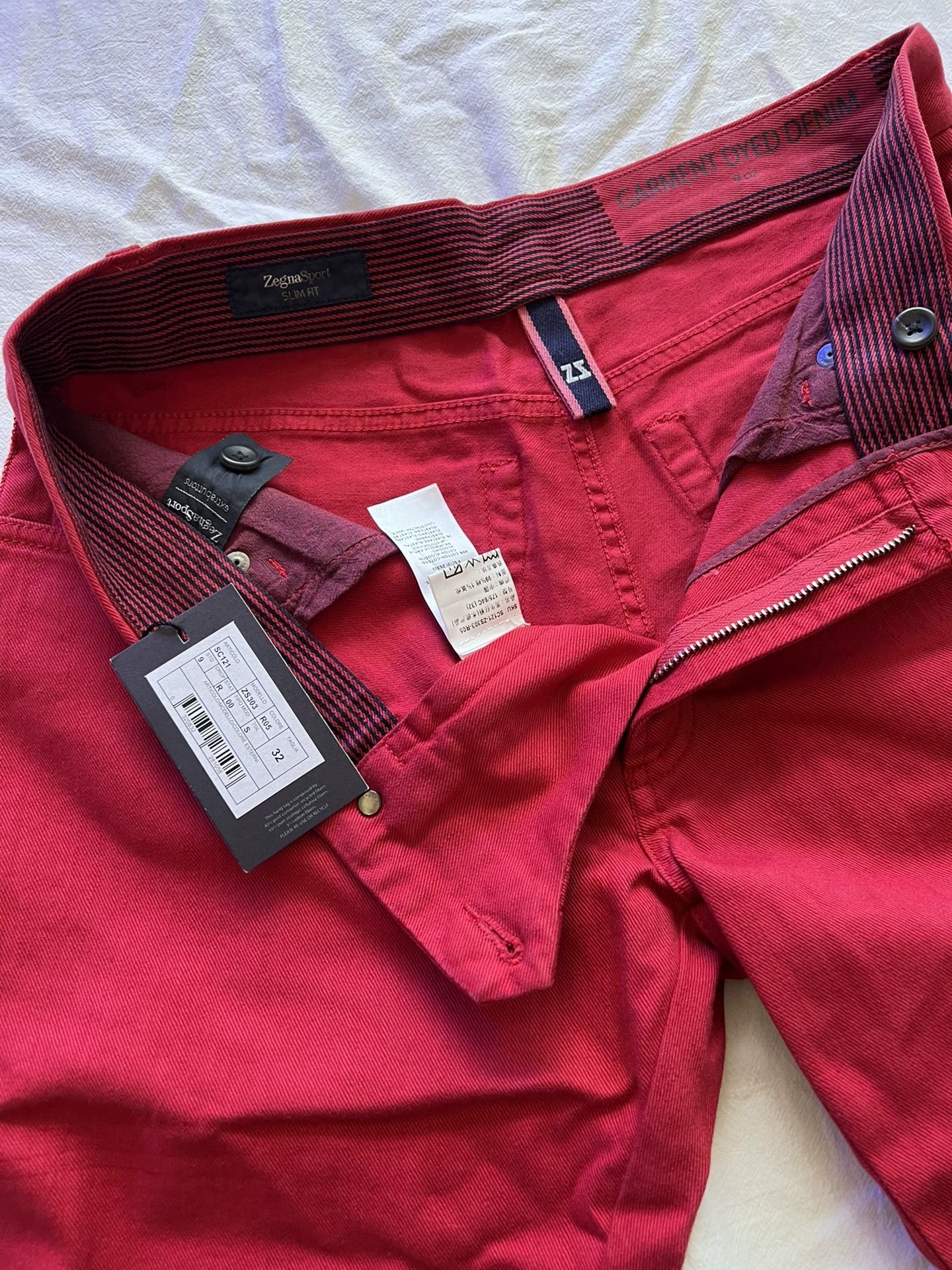 Ermenegildo Zegna Zegna Sport Cotton Slim Fit Jeans Size US 32 / EU 48 - 4 Thumbnail