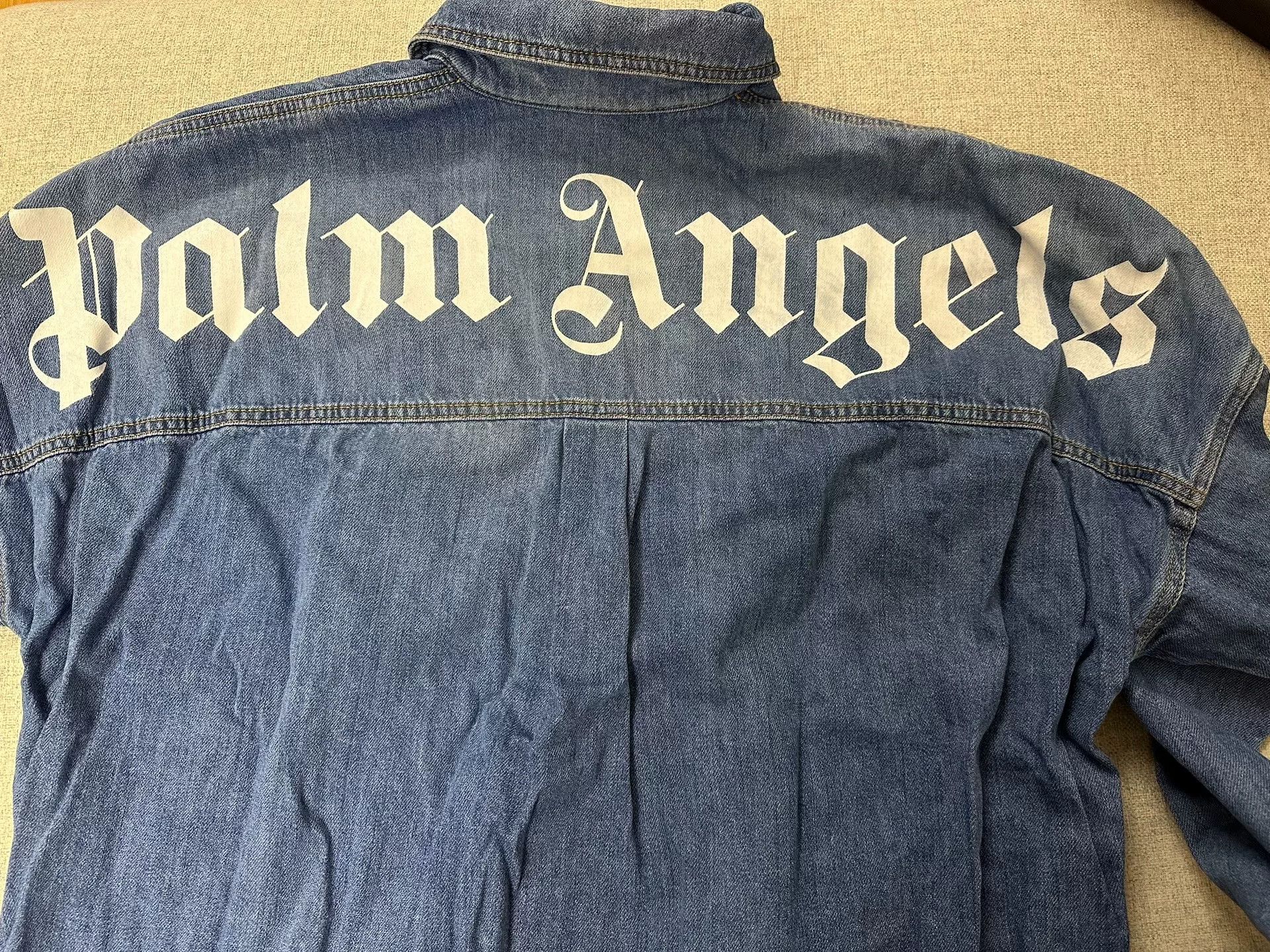 Palm Angels Palm Angels Denim Shirt Jacket Size US S / EU 44-46 / 1 - 5 Thumbnail