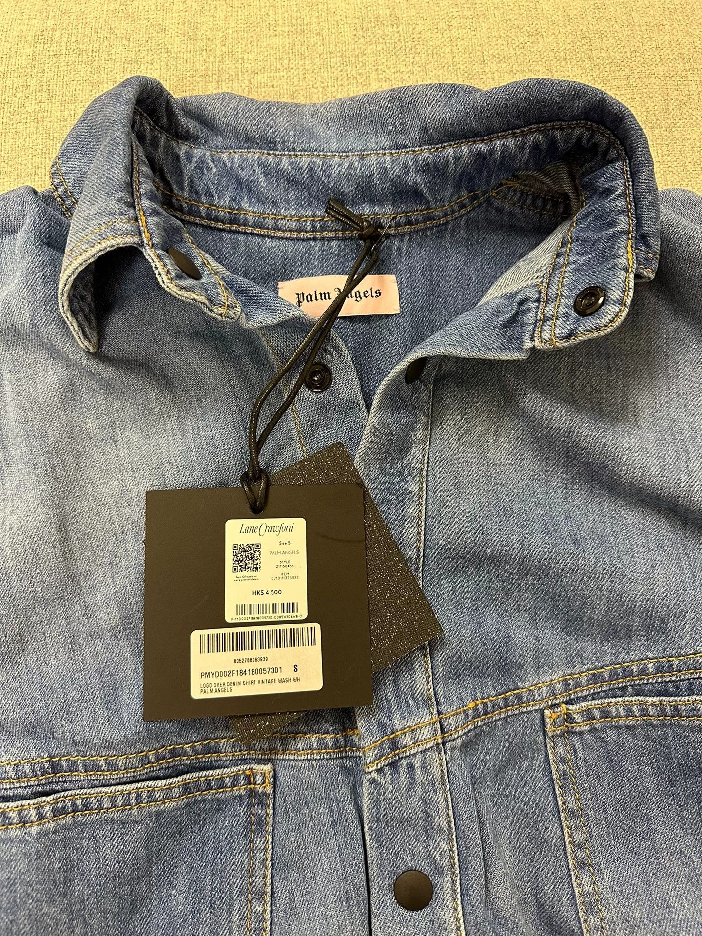 Palm Angels Palm Angels Denim Shirt Jacket Size US S / EU 44-46 / 1 - 3 Thumbnail