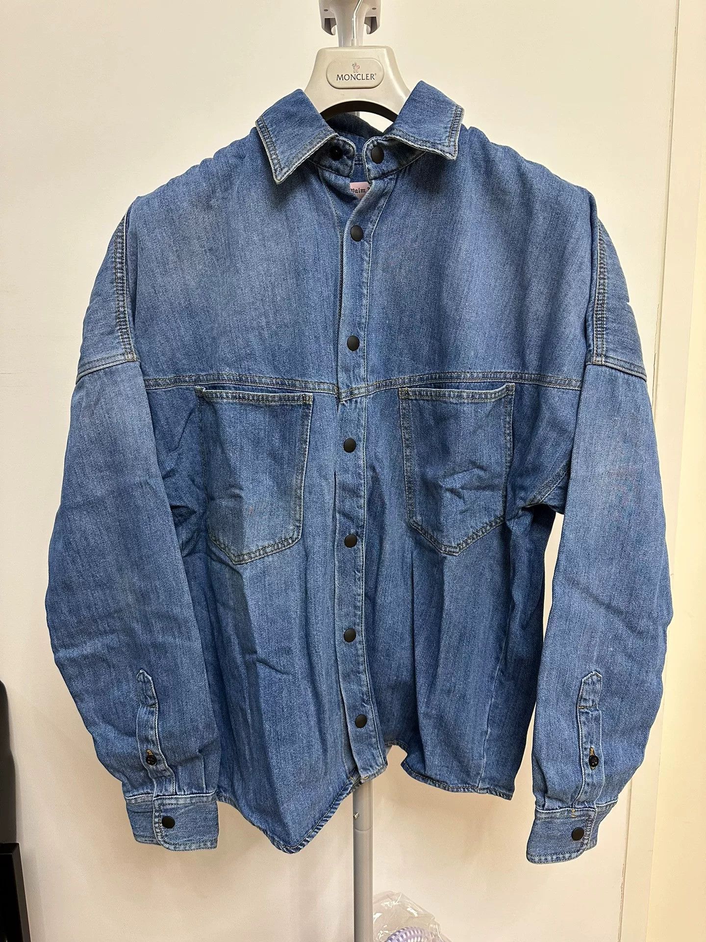 Palm Angels Palm Angels Denim Shirt Jacket Size US S / EU 44-46 / 1 - 2 Thumbnail