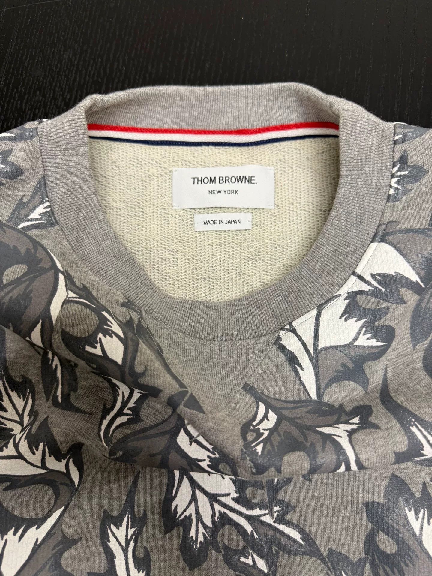Thom Browne Thom Browne Maple Leaf Print Sweatshirt Size US M / EU 48-50 / 2 - 3 Thumbnail